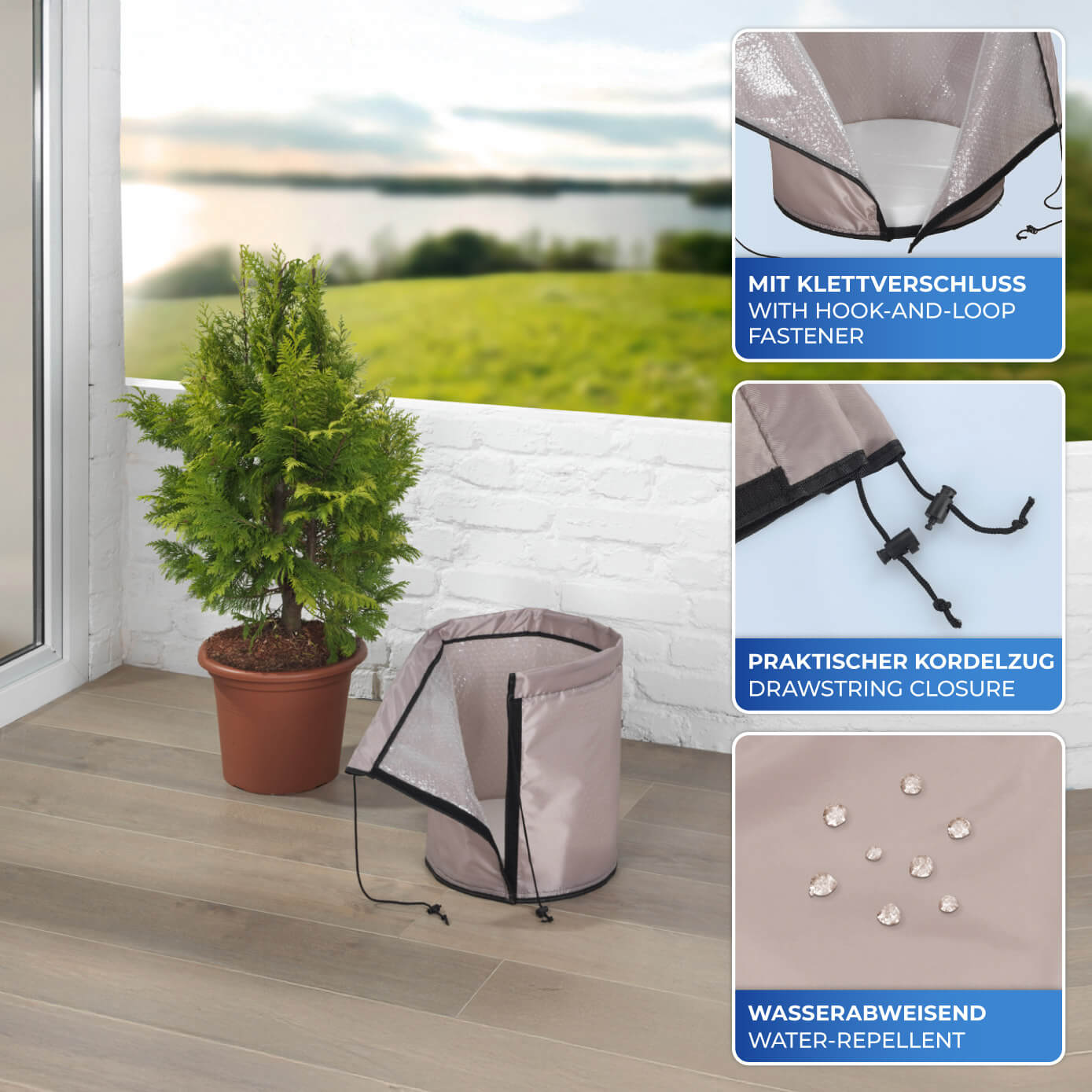 Thermo Plant Pot Bag 30x40cm E2V Thermo Pflanztopf-Sack 30x40cm 2er