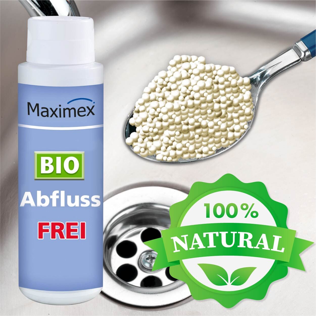 Bio-Rohr- und Abflussfrei, 60 g Bio-Rohr- und Abflussfrei, 60 g