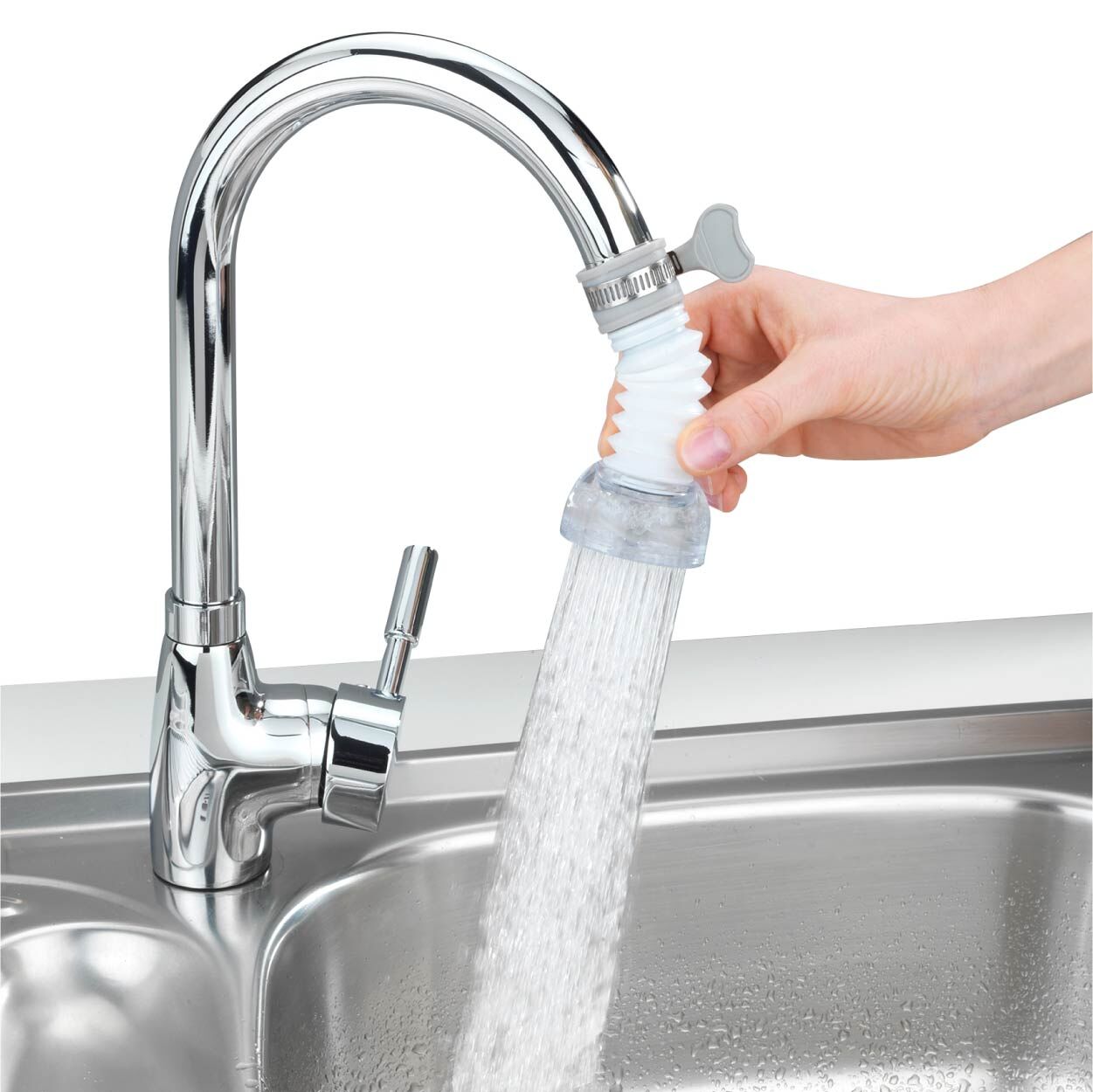 Wasserhahn-Aufsatz flexibel Wasserhahn-Aufsatz flexibel