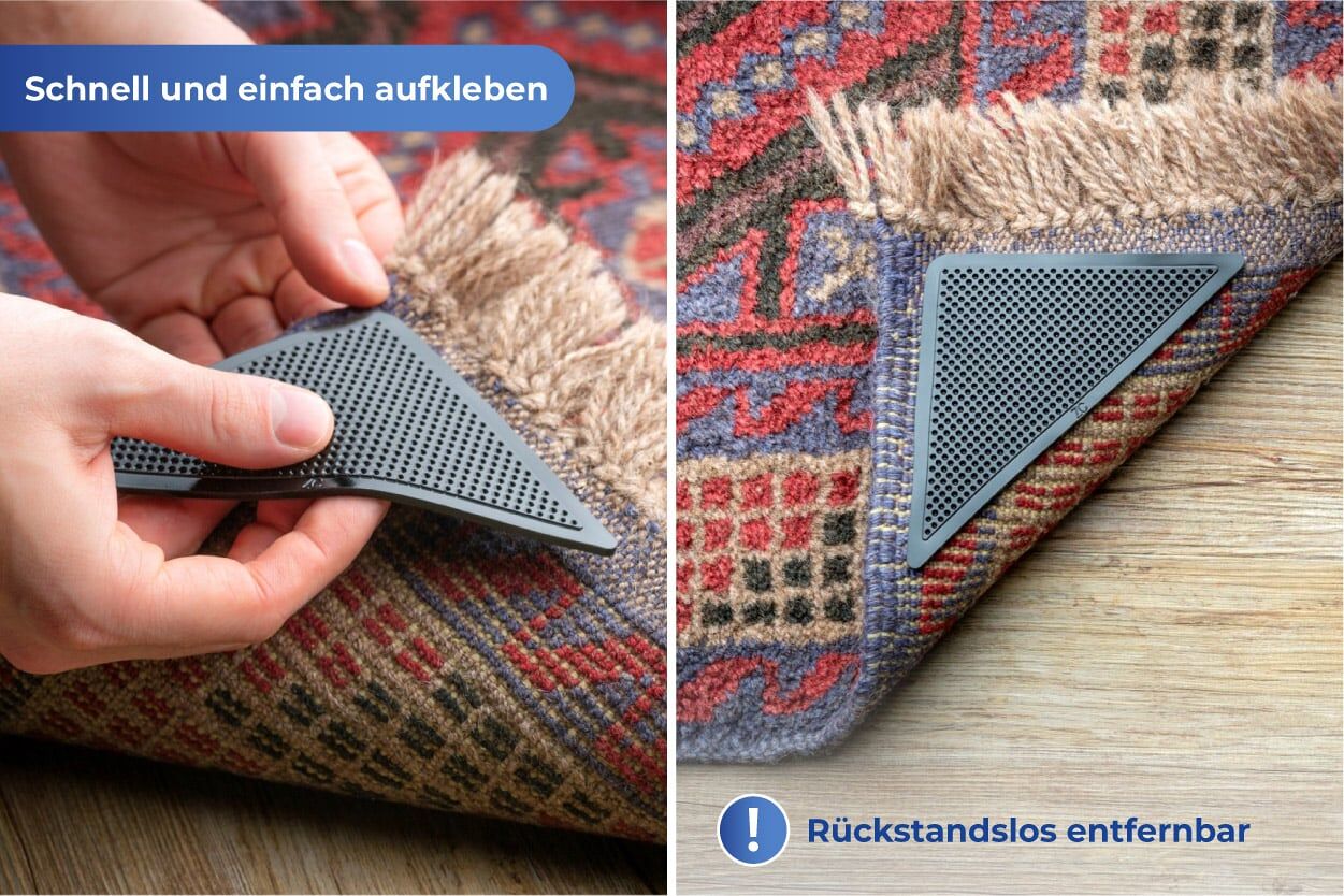 Maximex Anti-Rutsch Teppichunterleger, verhindert Teppich-Stolperfalle