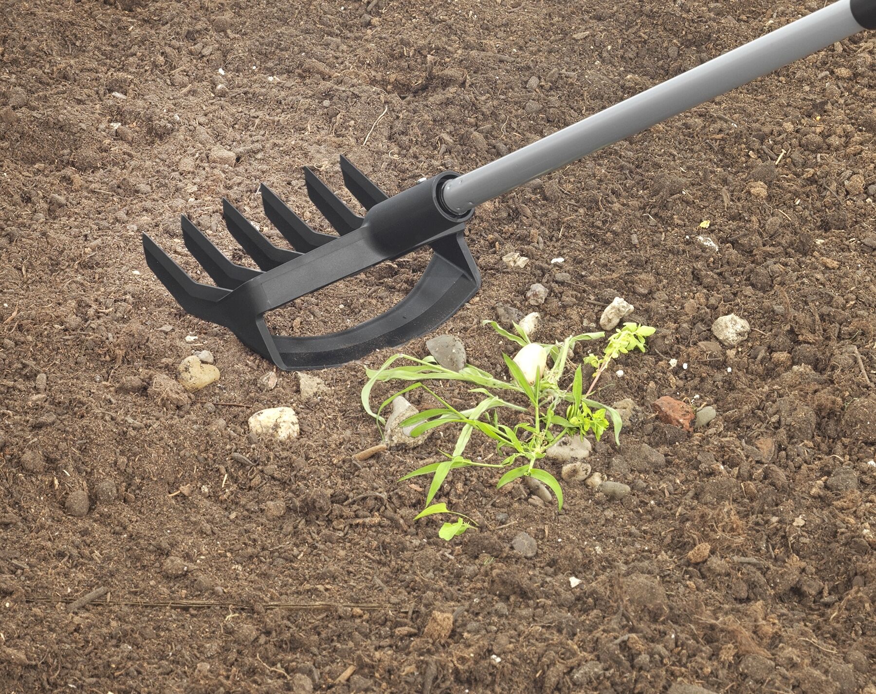 Gartenhacke & Kultivator für Teleskopstiel 2in1