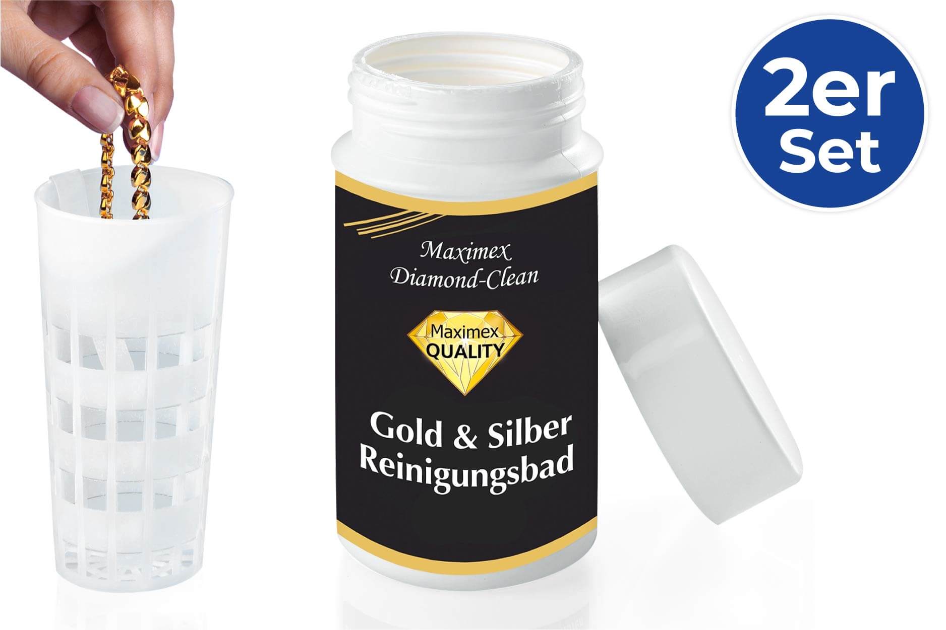 DiamondClean Gold&Silber Reinig.bad375ml DiamondClean Gold&Silber Reinig.bad375ml