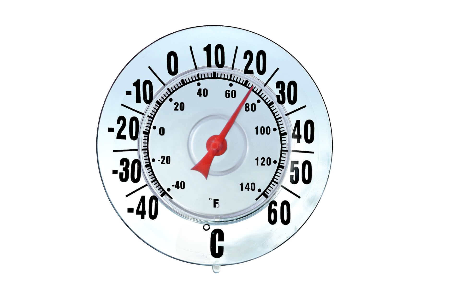 Maximex Außen-Thermometer, frei von Quecksilber mit großen Ziffern