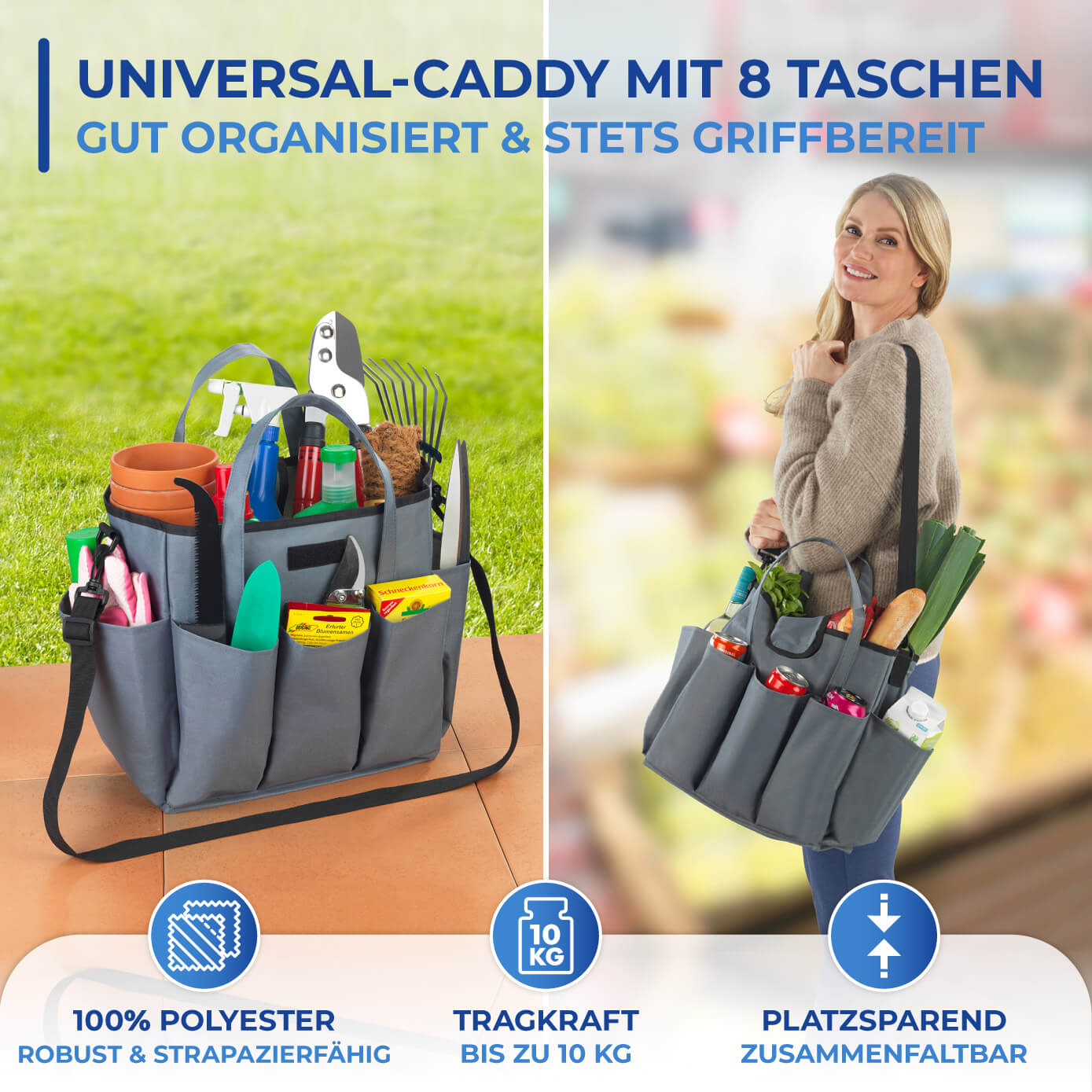 Universal-Caddy 8 Taschen