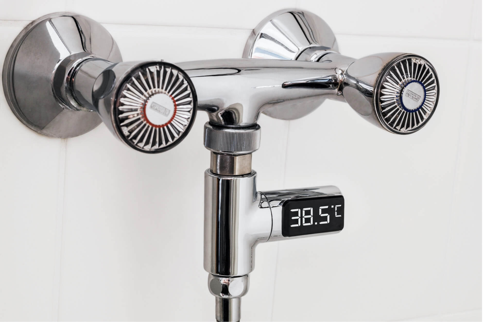 Durchlaufthermometer für die Dusche