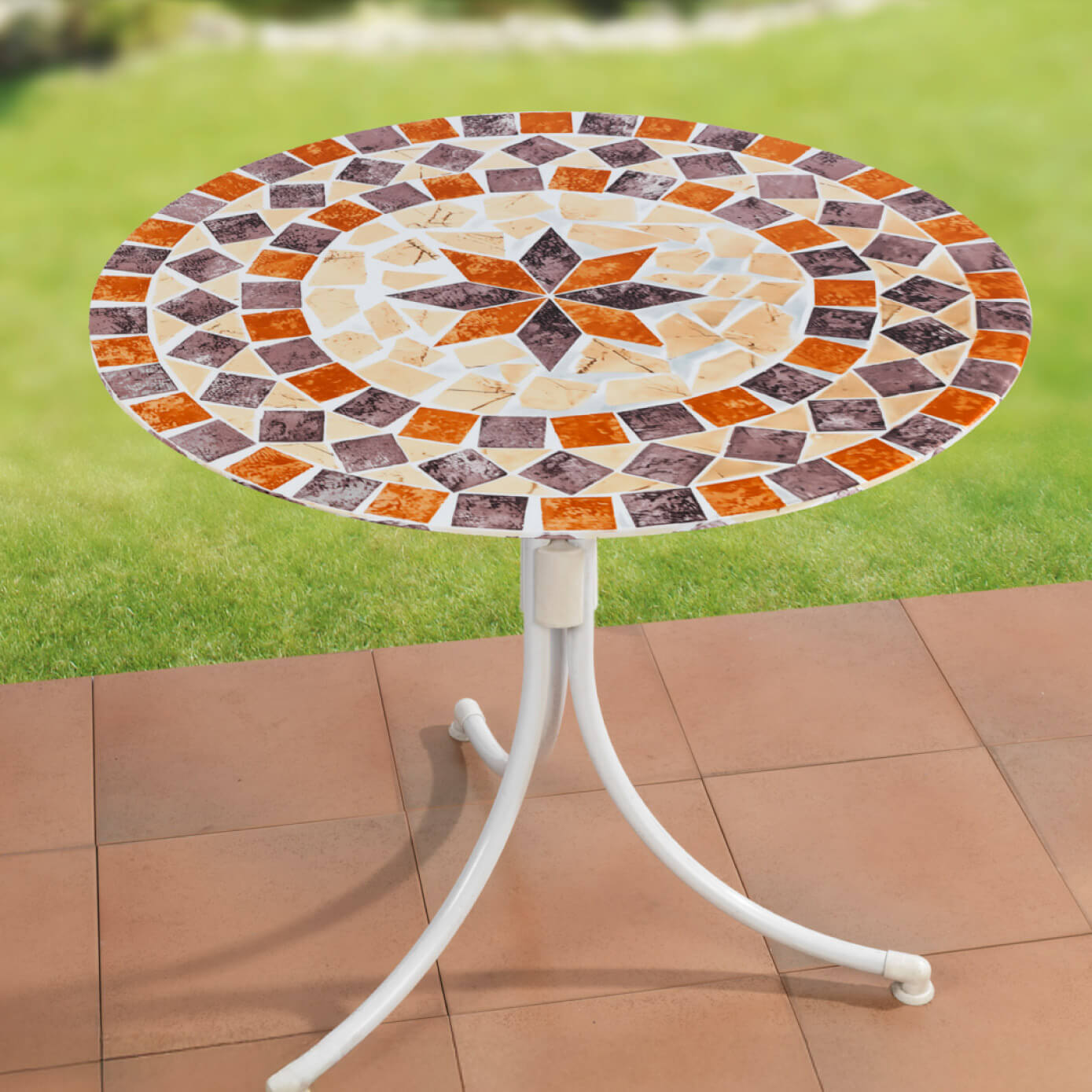 Spann-Tischdecke Mediterran