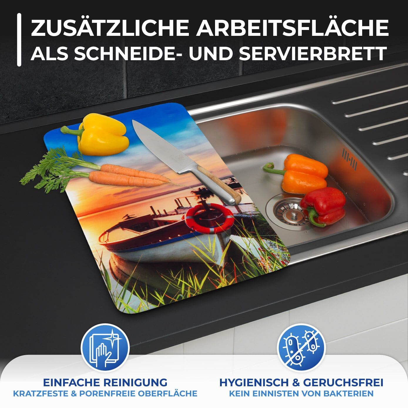 Abdeckplatte Universal 2er IDYLLE AM SEE