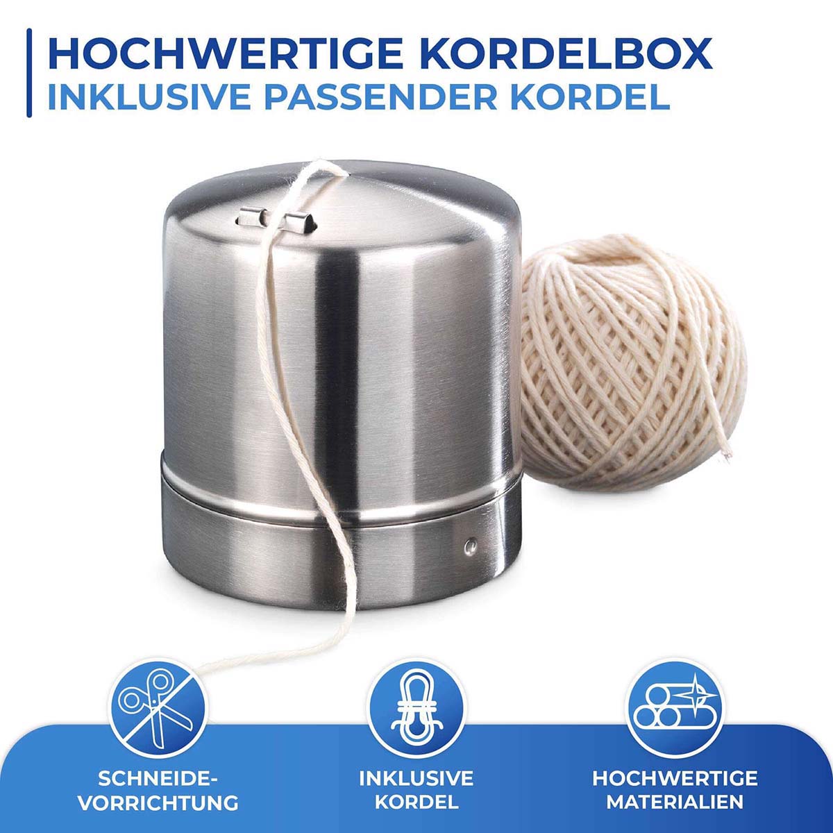 Kordelbox inkl. 40 m Kordel Kordelbox inkl. 40 m Kordel