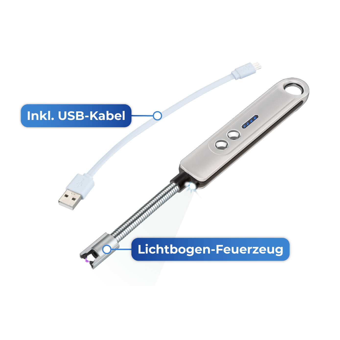 LED Lichtbogen Feuerzeug elektrisch