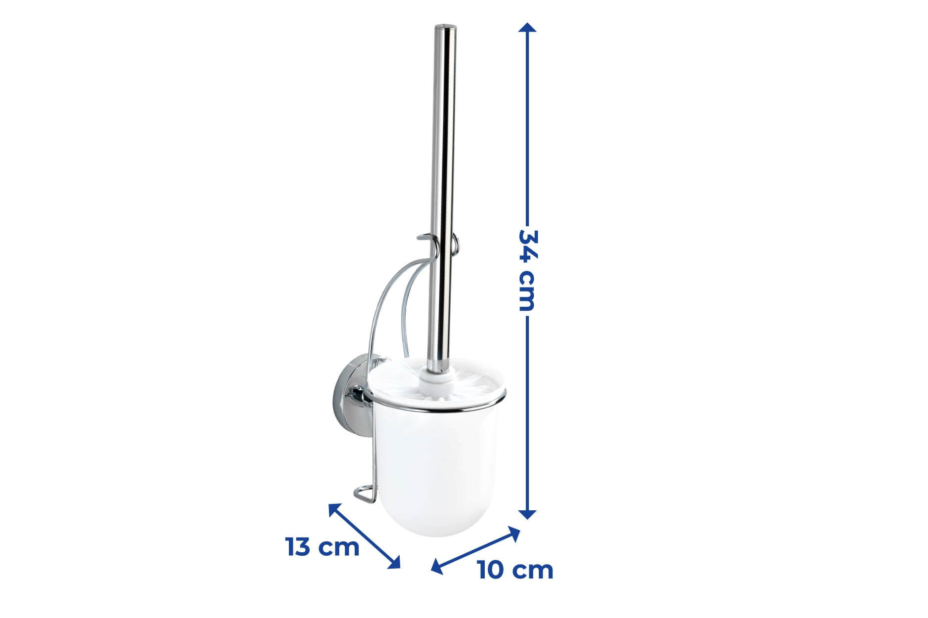 Wand WC-Garnitur Milazzo, Befestigen ohne bohren