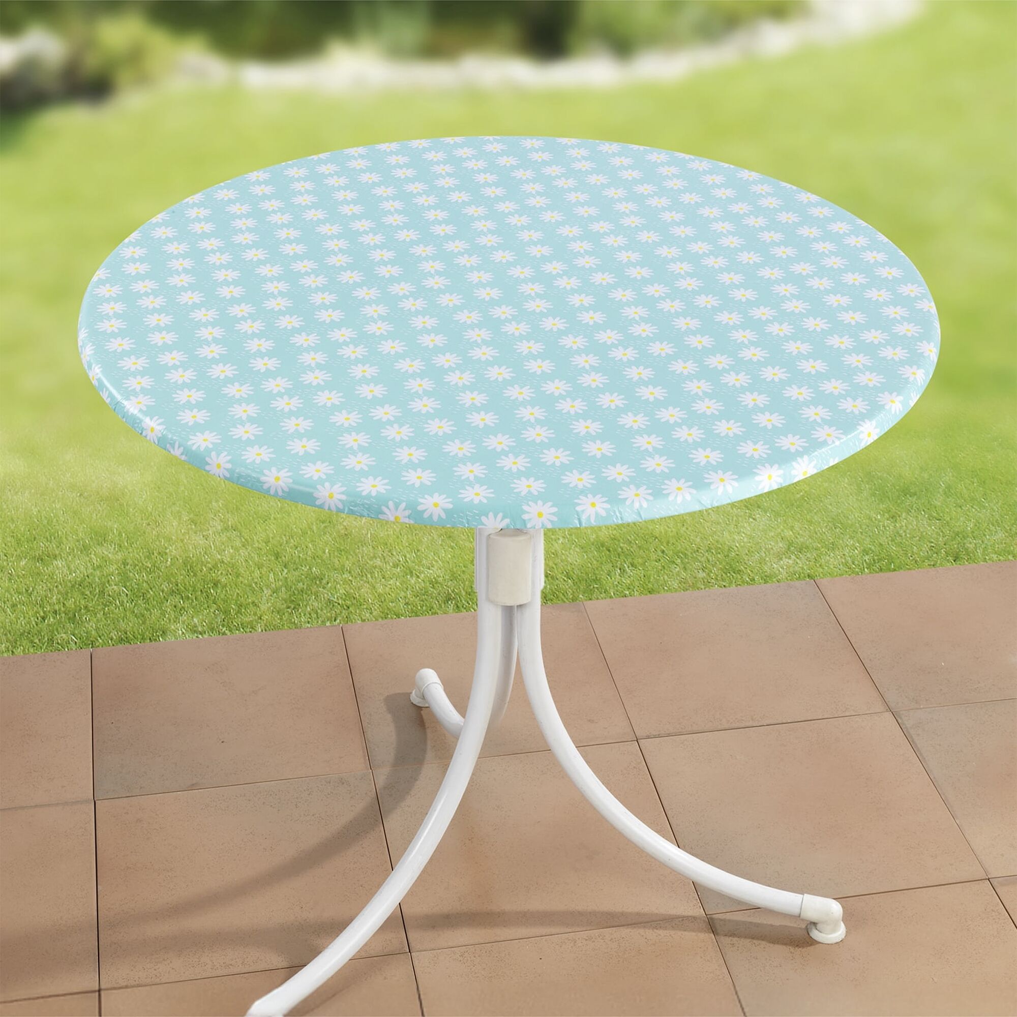 Spann-Tischdecke Margerite