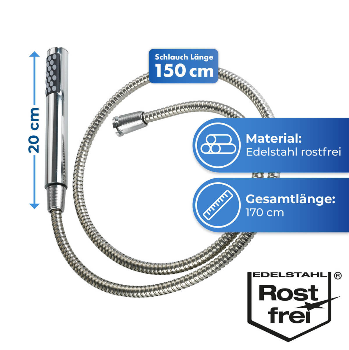 Waschbeckenbrause mit Duo-Haken + Haarwaschhilfe aufblasbar Waschbeckenbrause mit Duo-Haken + Haarwaschhilfe aufblasbar