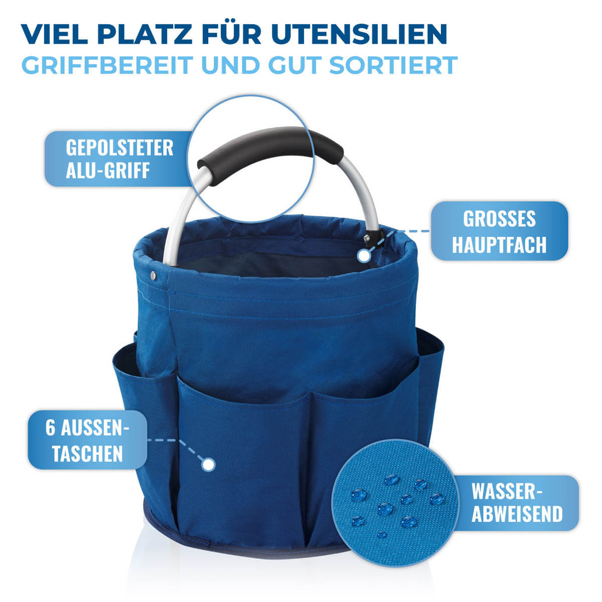 Universal-Reinigungs-Caddy, blau