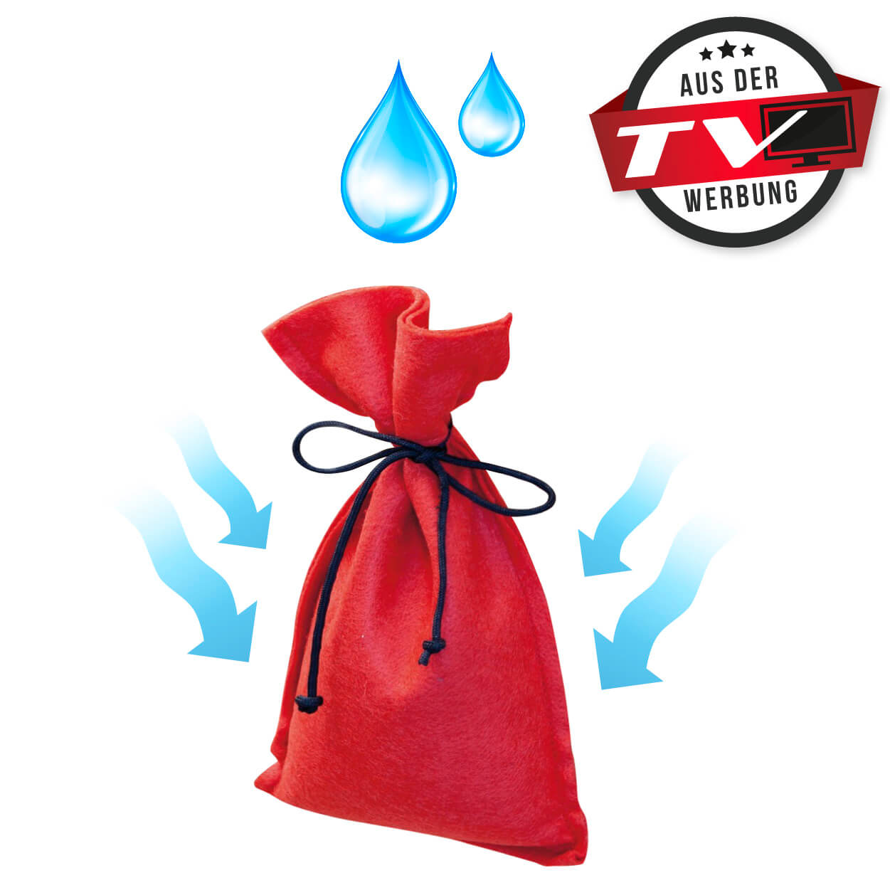 Raumentfeuchter-Sack 1kg Maximex rot Raumentfeuchter-Sack 1kg Maximex rot