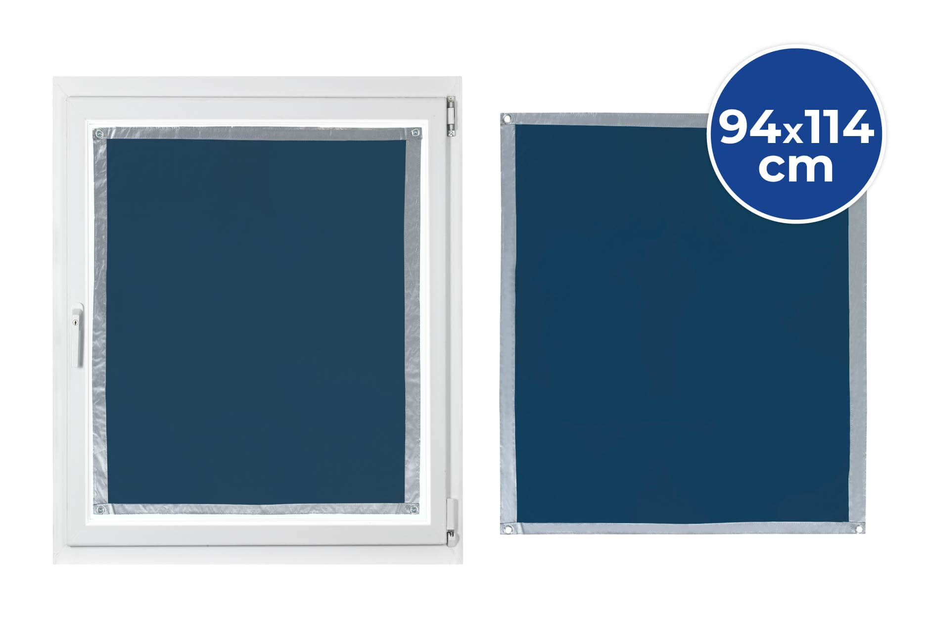 Maximex Fenster-Sonnenschutz 94 x 114 cm, Mit extrastarken Saugnäpfen
