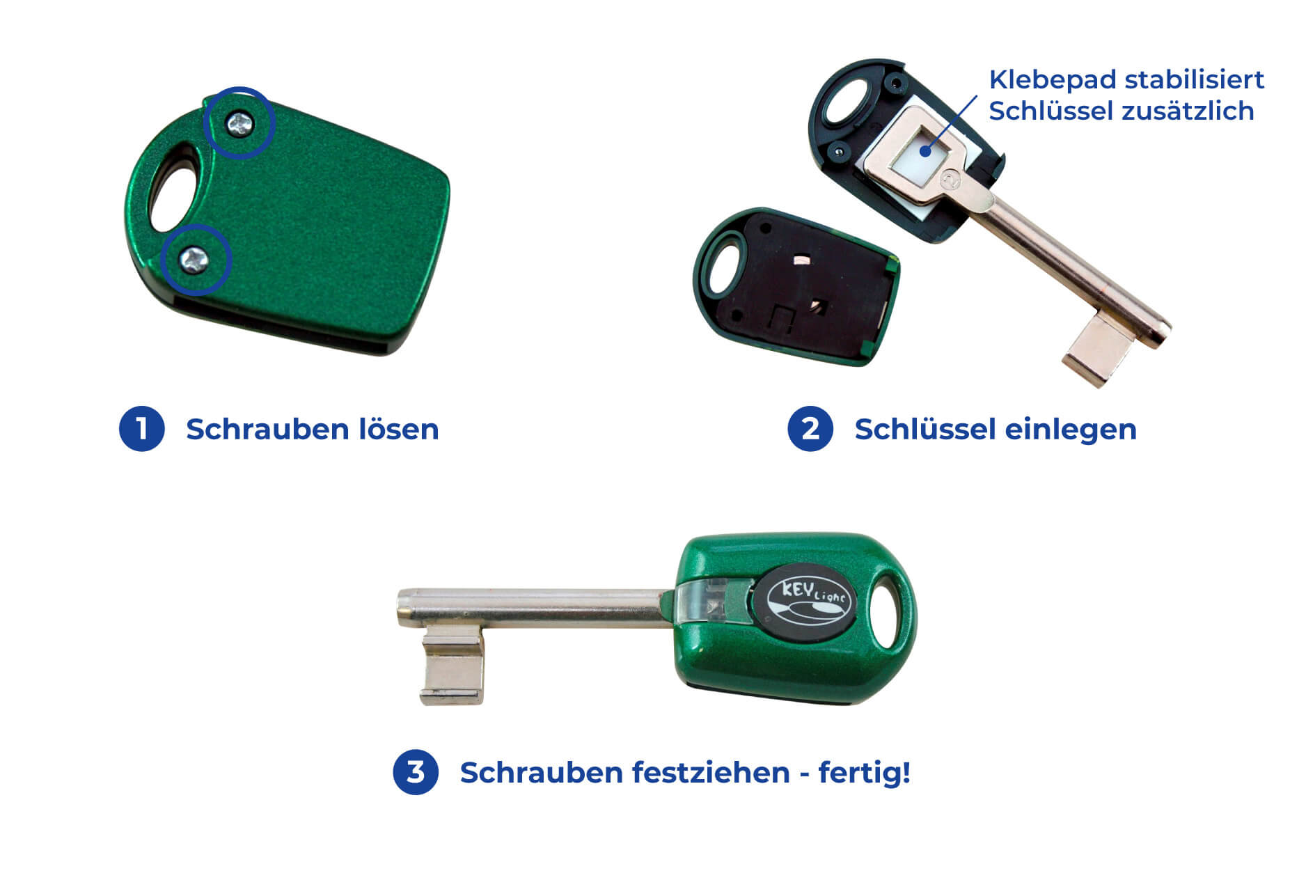 LED Schlüssellicht 4er LED Schlüssellicht 4er