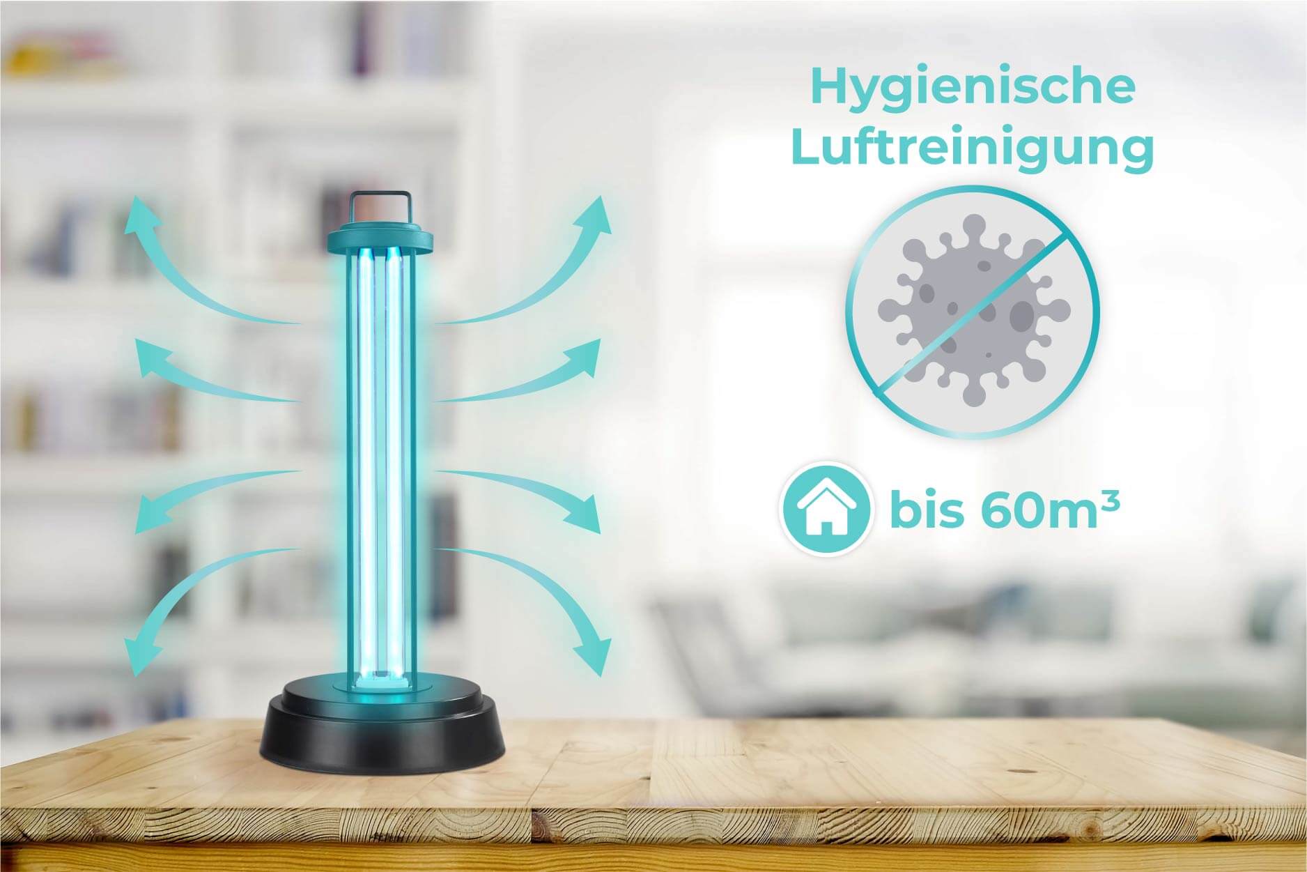UV Sterilisationslampe 360° UV Sterilisationslampe 360°