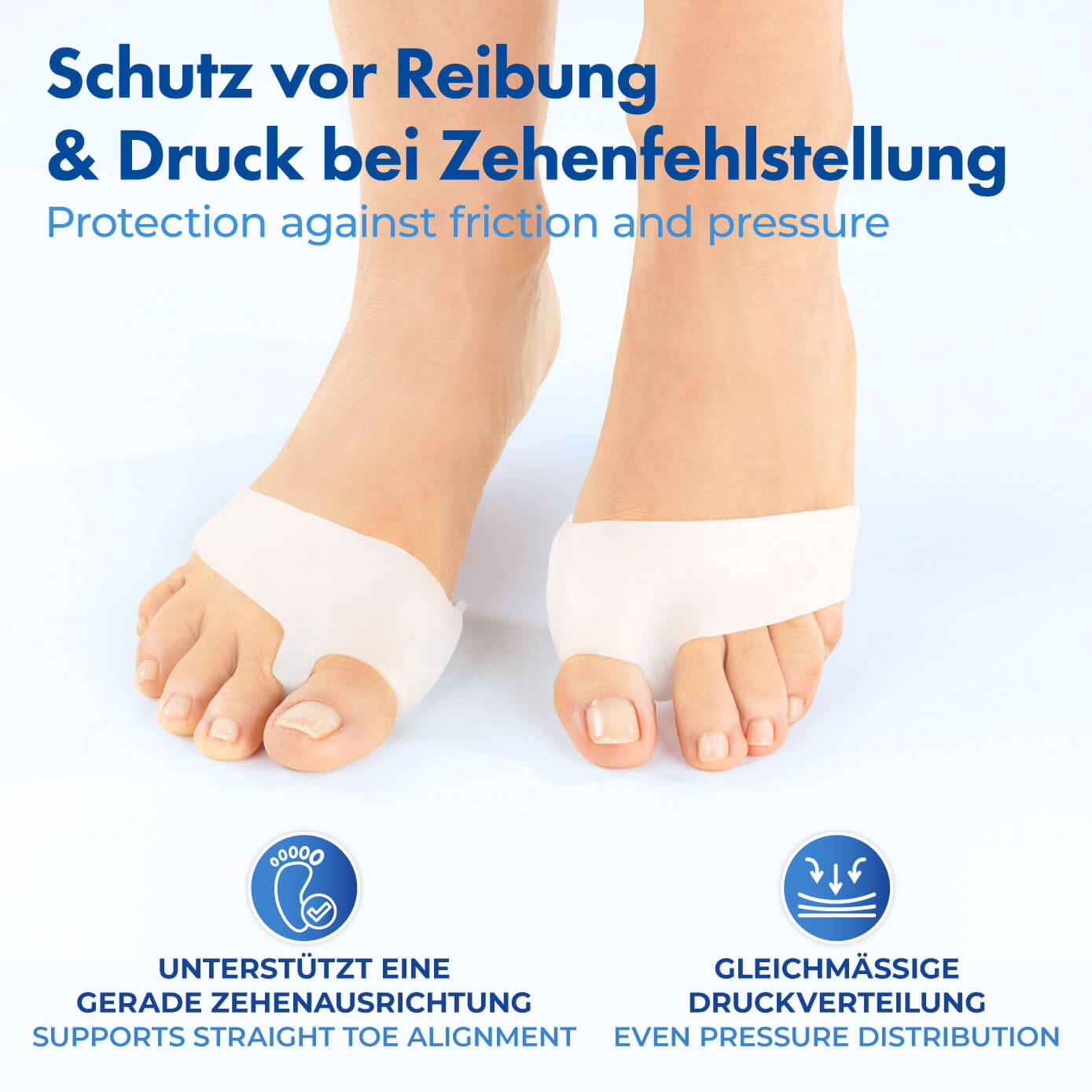Hallux Gel-Schutz 2in1, 2 Paar