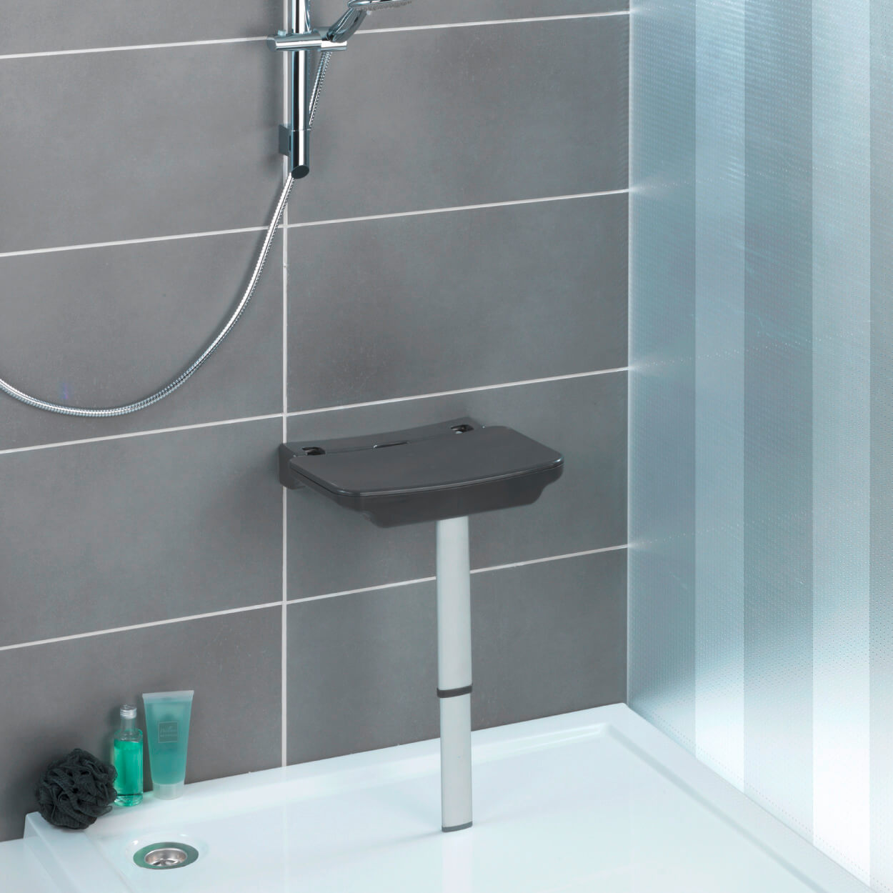 Duschklappsitz Secura Premium, 120 kg Tragkraft Duschklappsitz Secura Premium, 120 kg Tragkraft