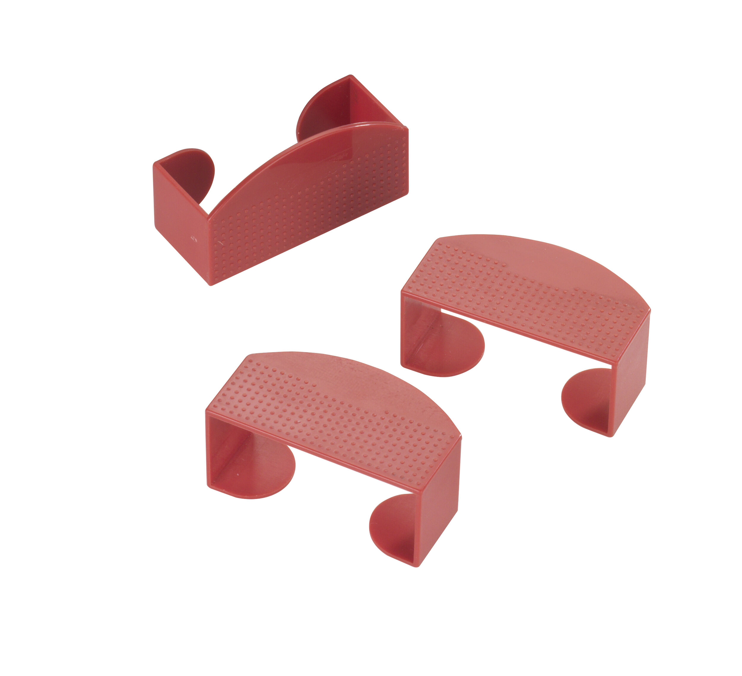 Klebeband-Abziehhilfe, 3er Set  rot