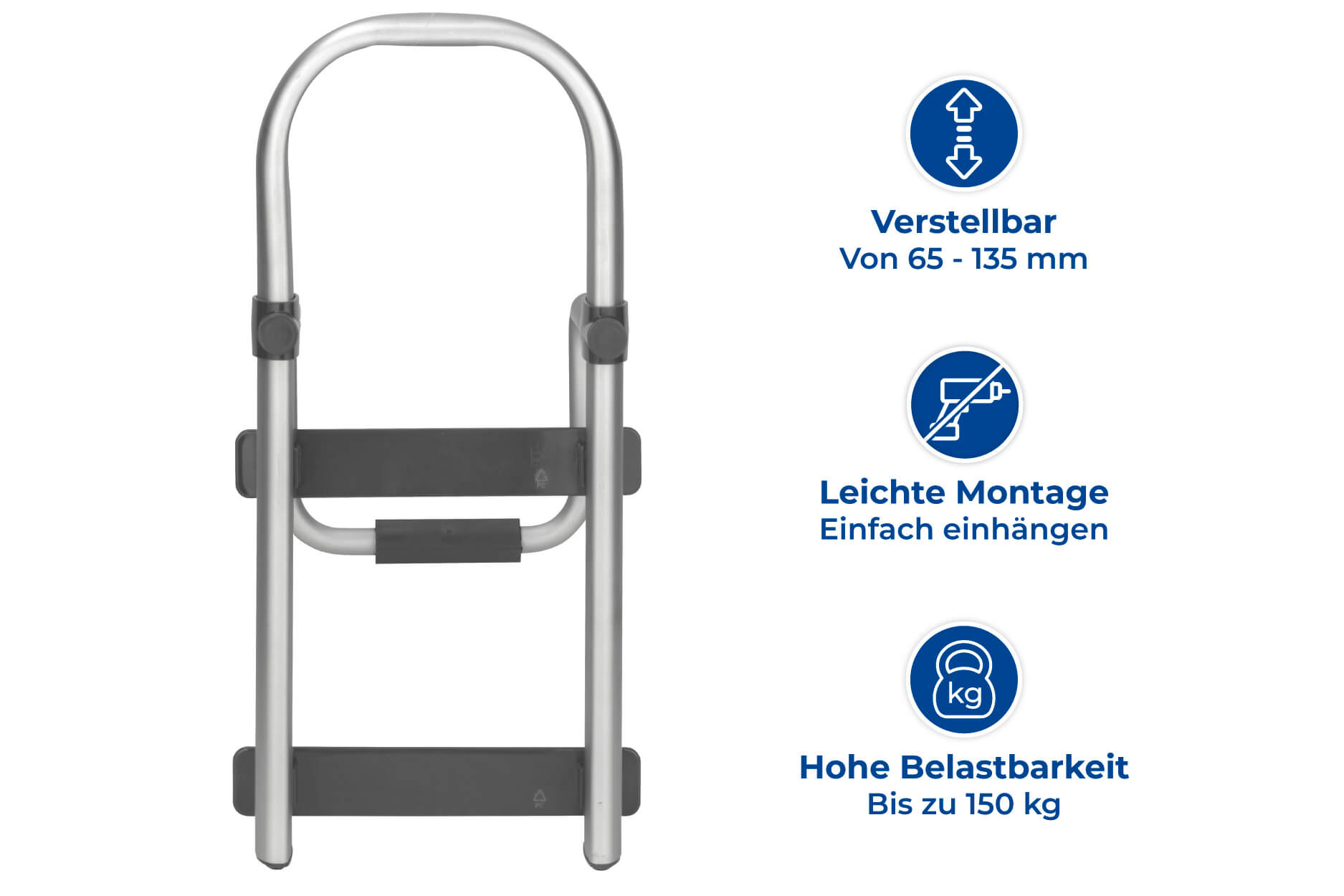 Badewannen-Einstiegshilfe Secura Premium, verstellbar, bis 150 kg belastbar