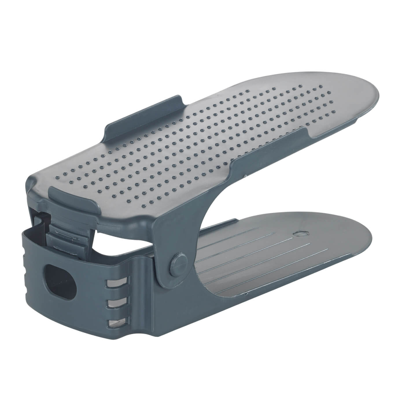Schuhhalter höhenverstellbar grau 8er Schuhhalter höhenverstellbar grau 8er