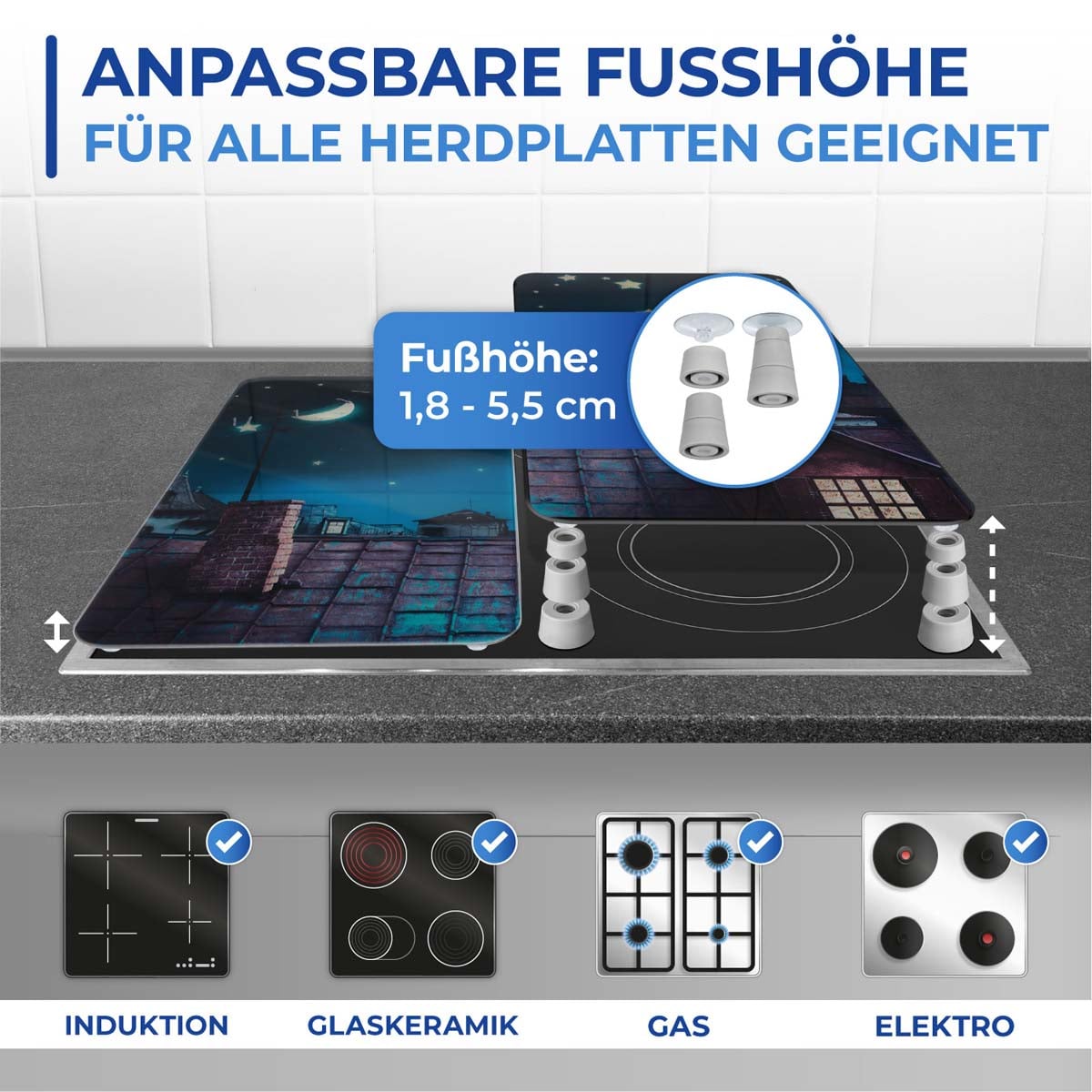 Abdeckplatte Universal 2er MOON CAT Abdeckplatte Universal 2er MOON CAT