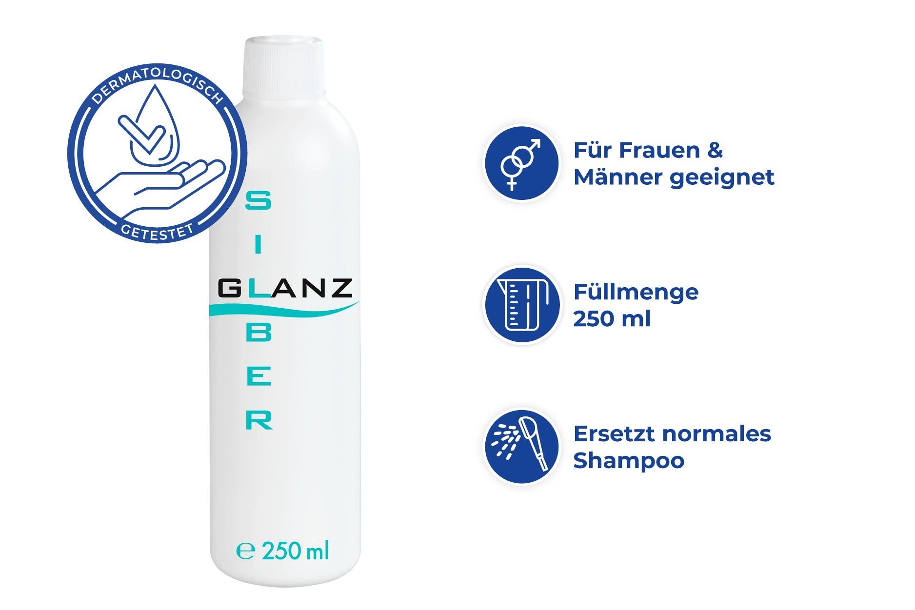 Silber-Glanz Shampoo, 250 ml