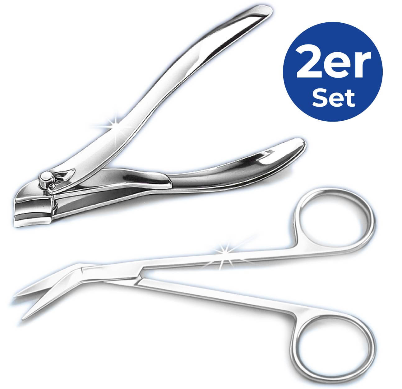 Fußnagelschere Set mit Fußnagelknipser Fußnagelschere Set mit Fußnagelknipser