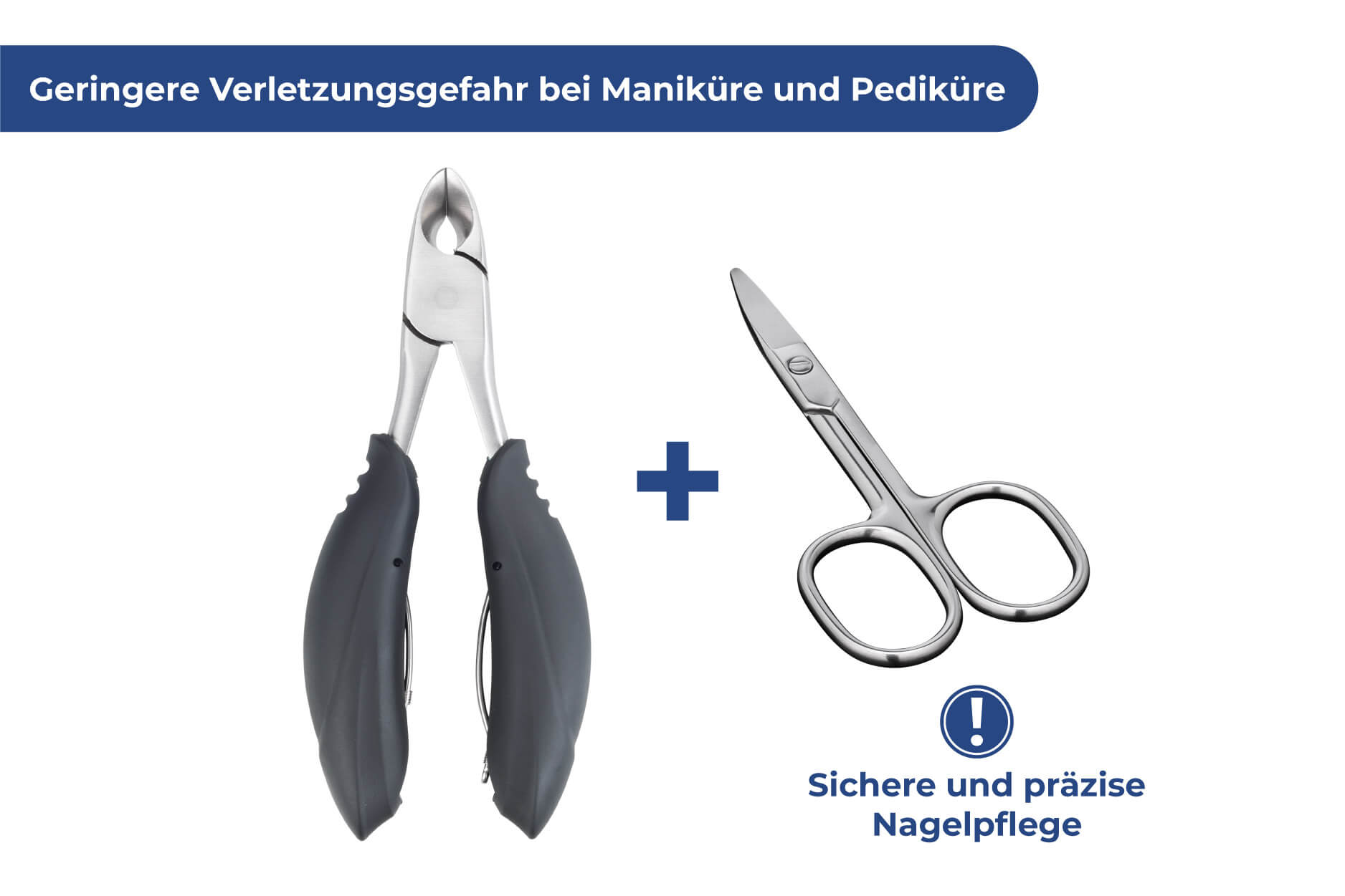 Maniküre- und Pediküre-Set, 2 teilig