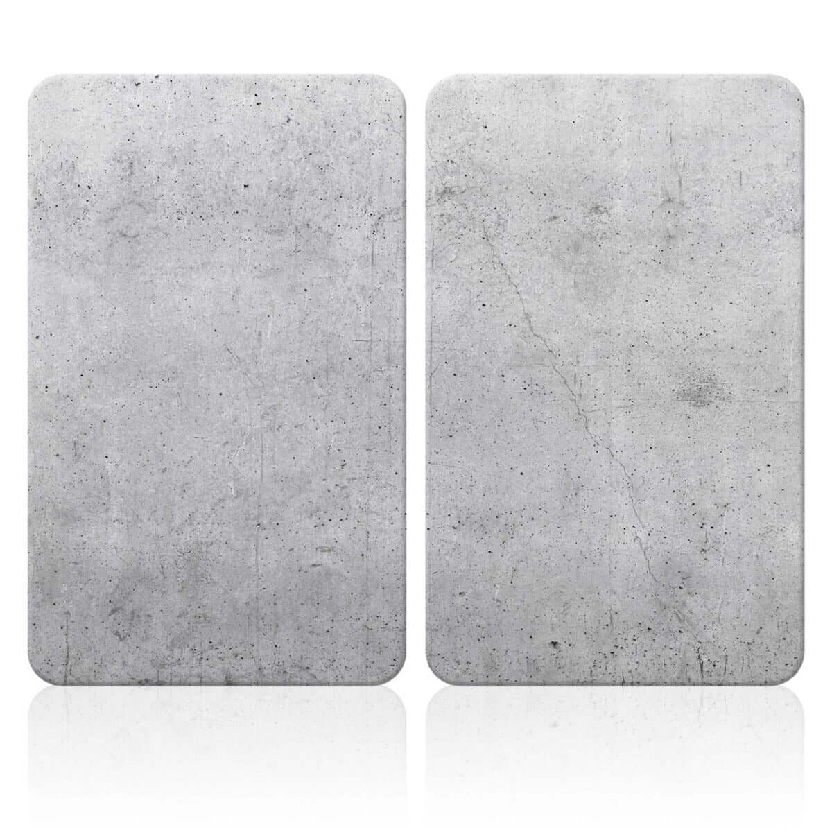 Herdabdeckplatten Universal Beton 2er Set, für alle Herdarten Herdabdeckplatten Universal Beton 2er Set, für alle Herdarten