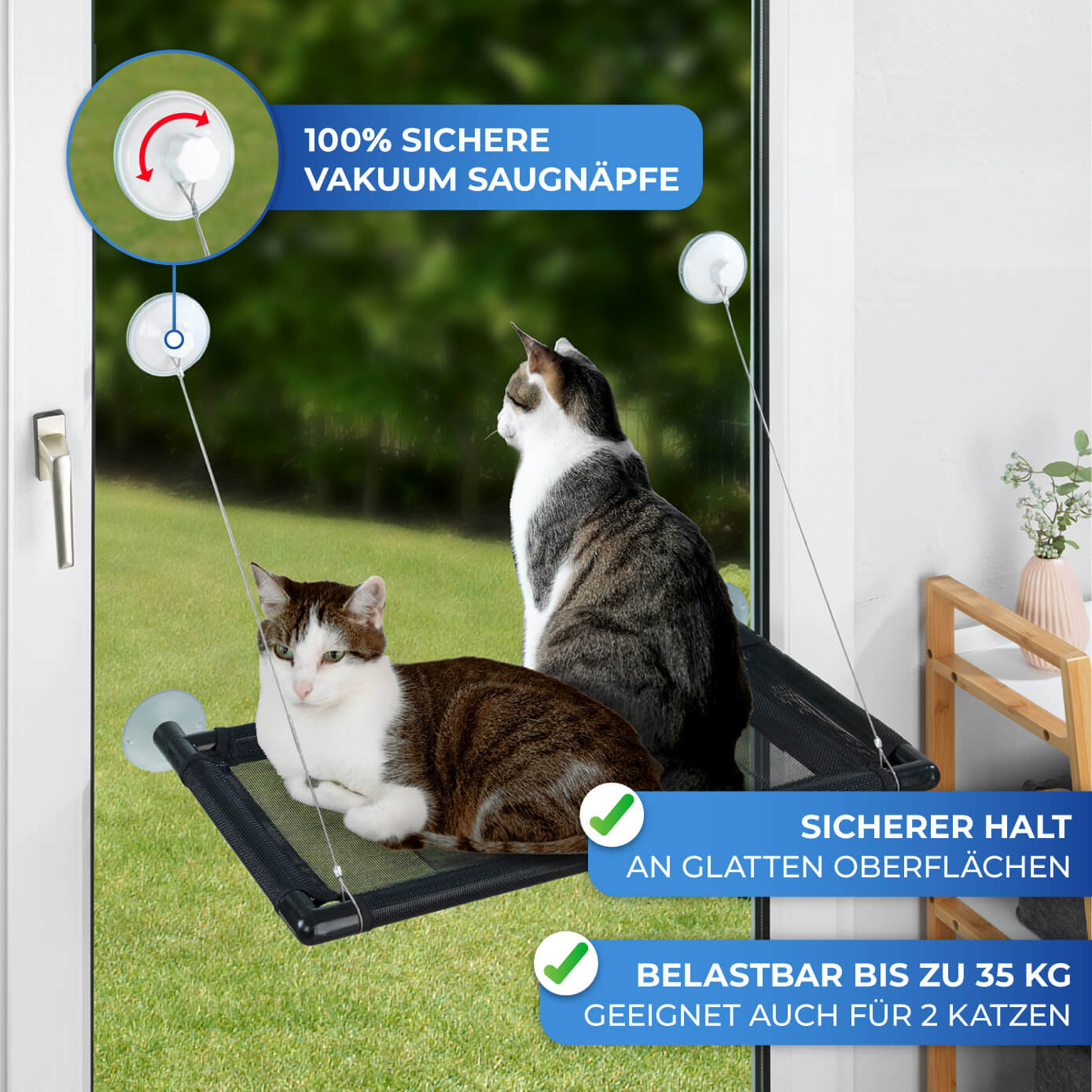 Katzen-Hängematte XXL 67x38 cm