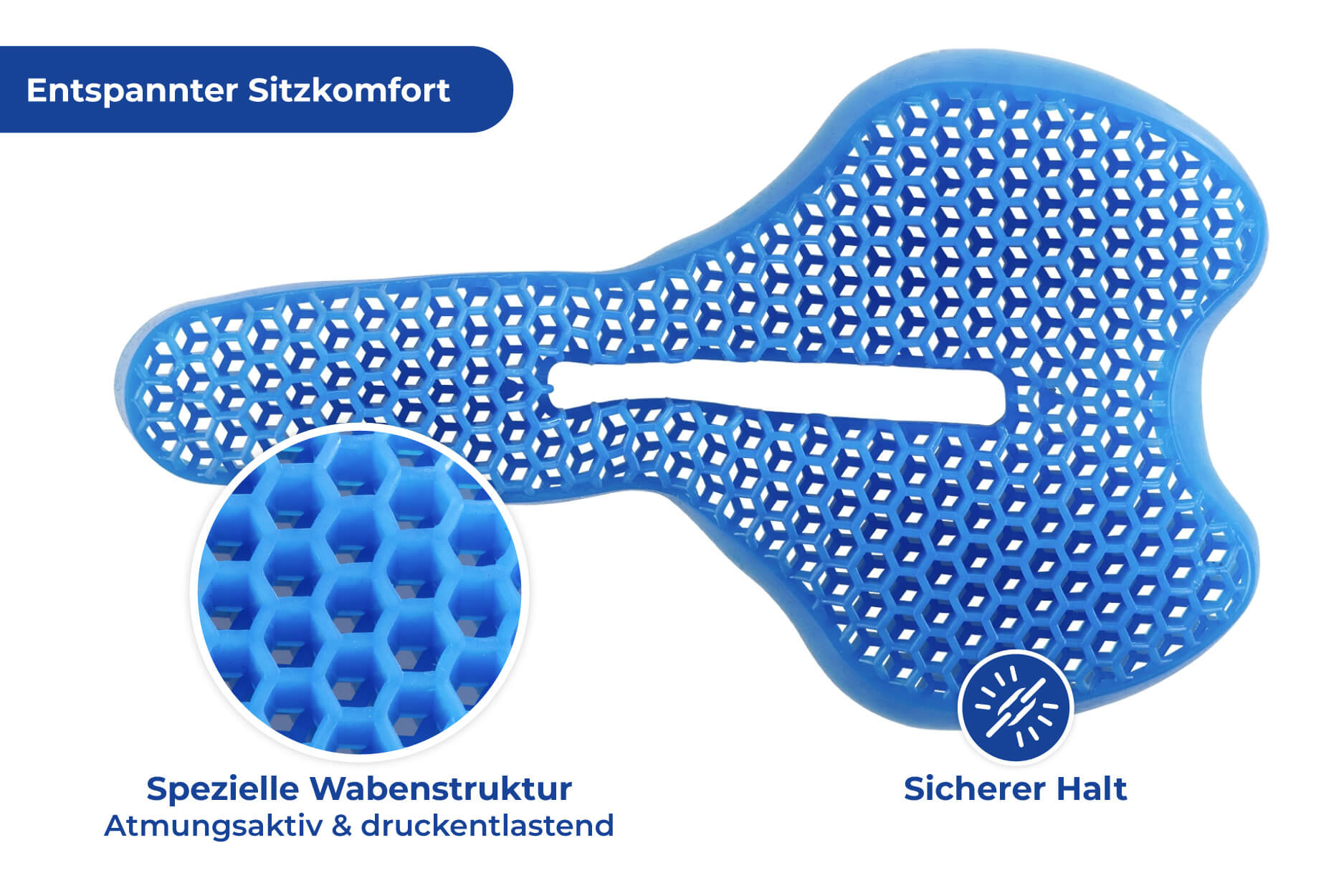 Gel-Sattelbezug Comfort