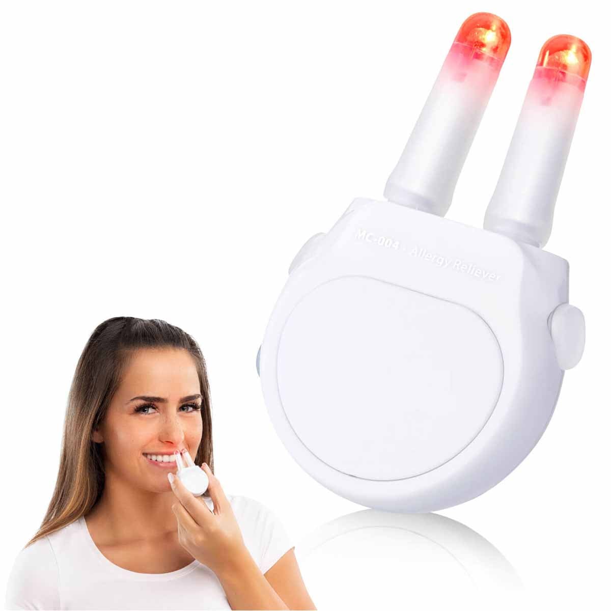 Nasenstecker mit Rotlichtfunktion für Allergiker Nasenstecker mit Rotlichtfunktion für Allergiker
