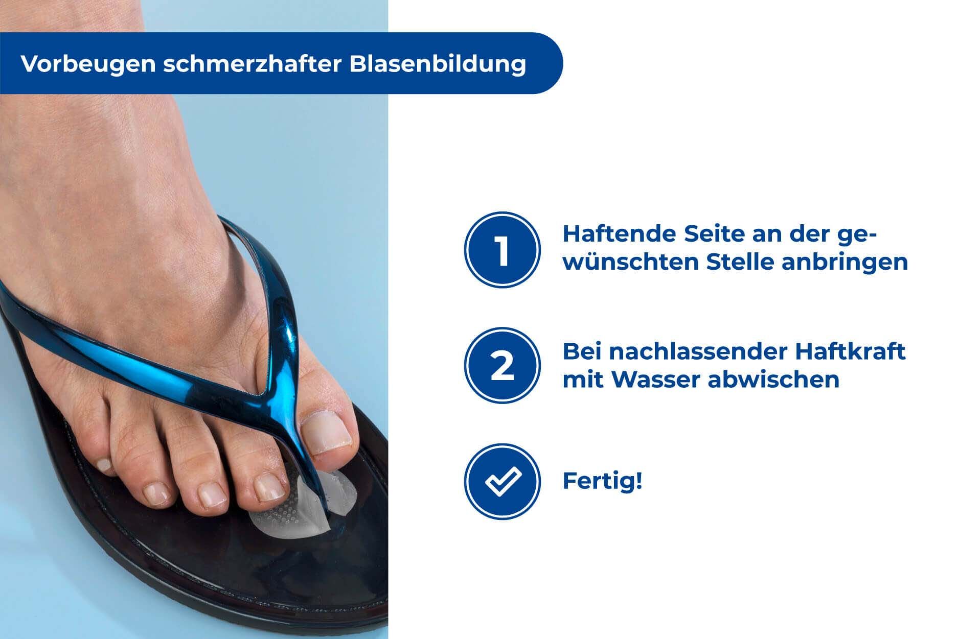 Zehentrenner, 3 Paar
