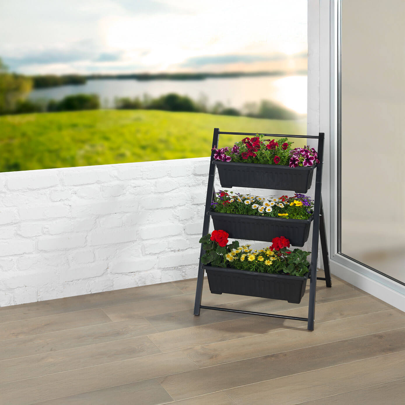 Vertical raised bed 3 tiers Vertical raised bed 3 tiers