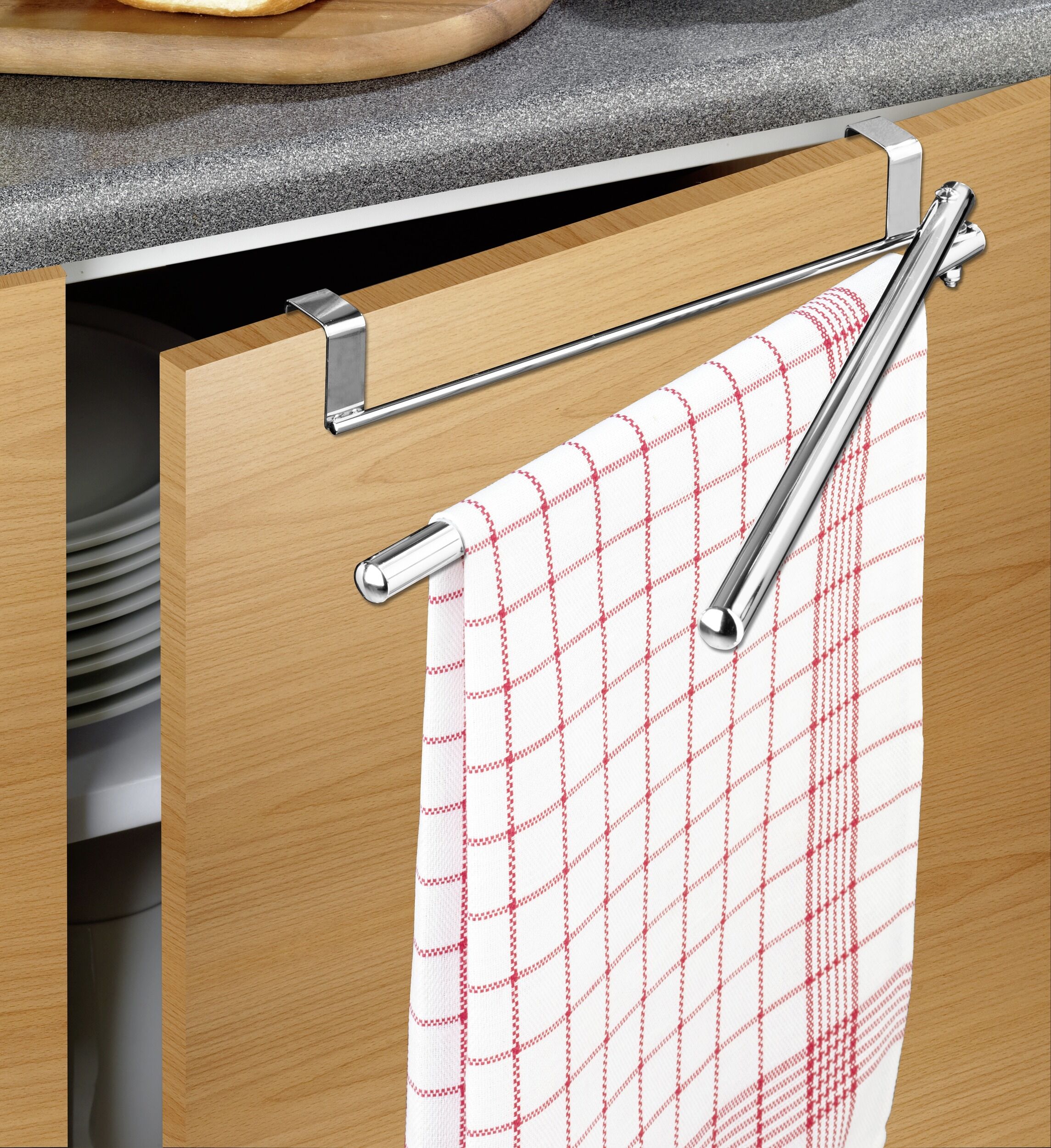 Tür-Handtuchhalter mit Schwenkarmen