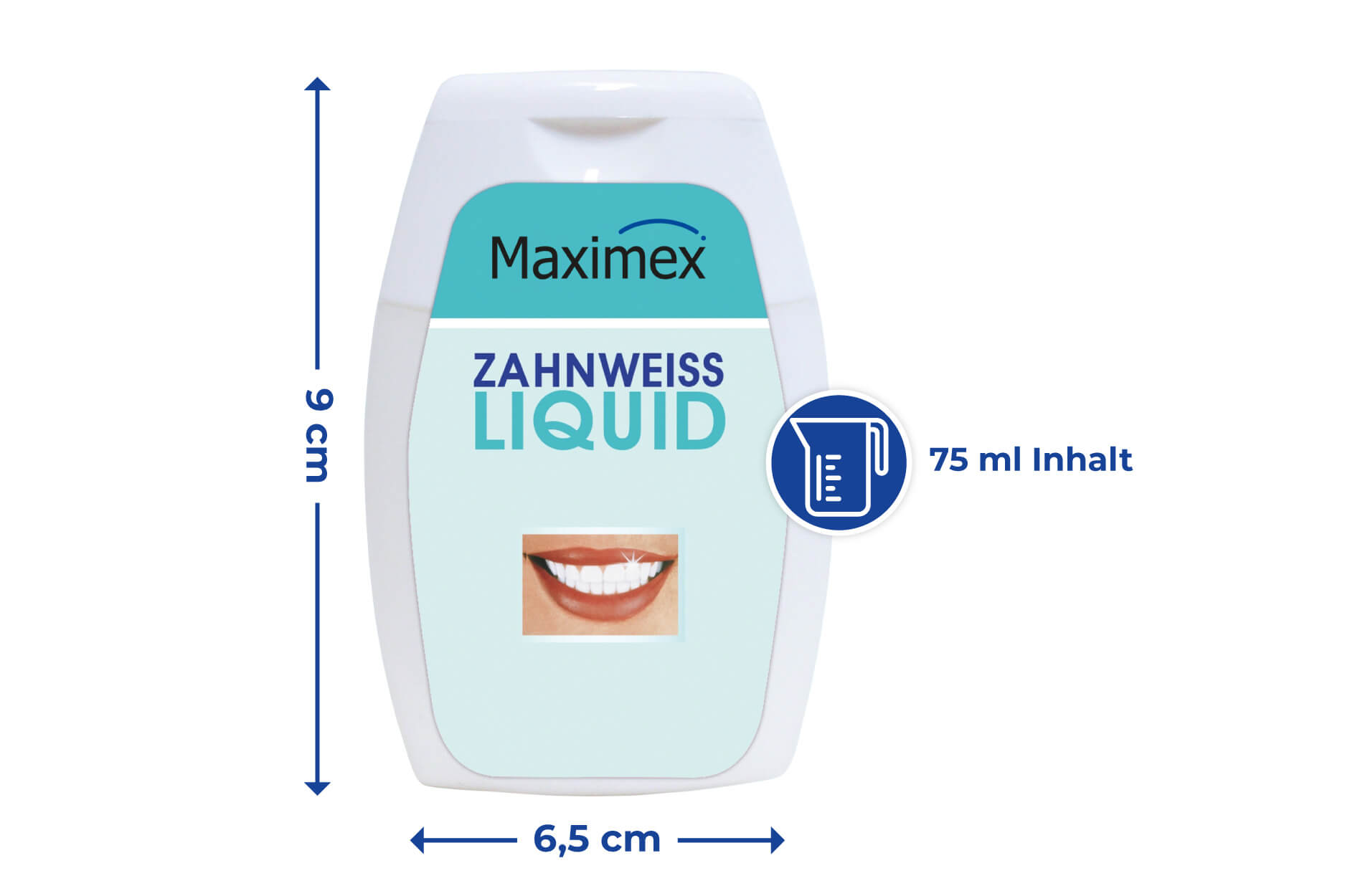 Zahnweiß-Liquid, 75 ml