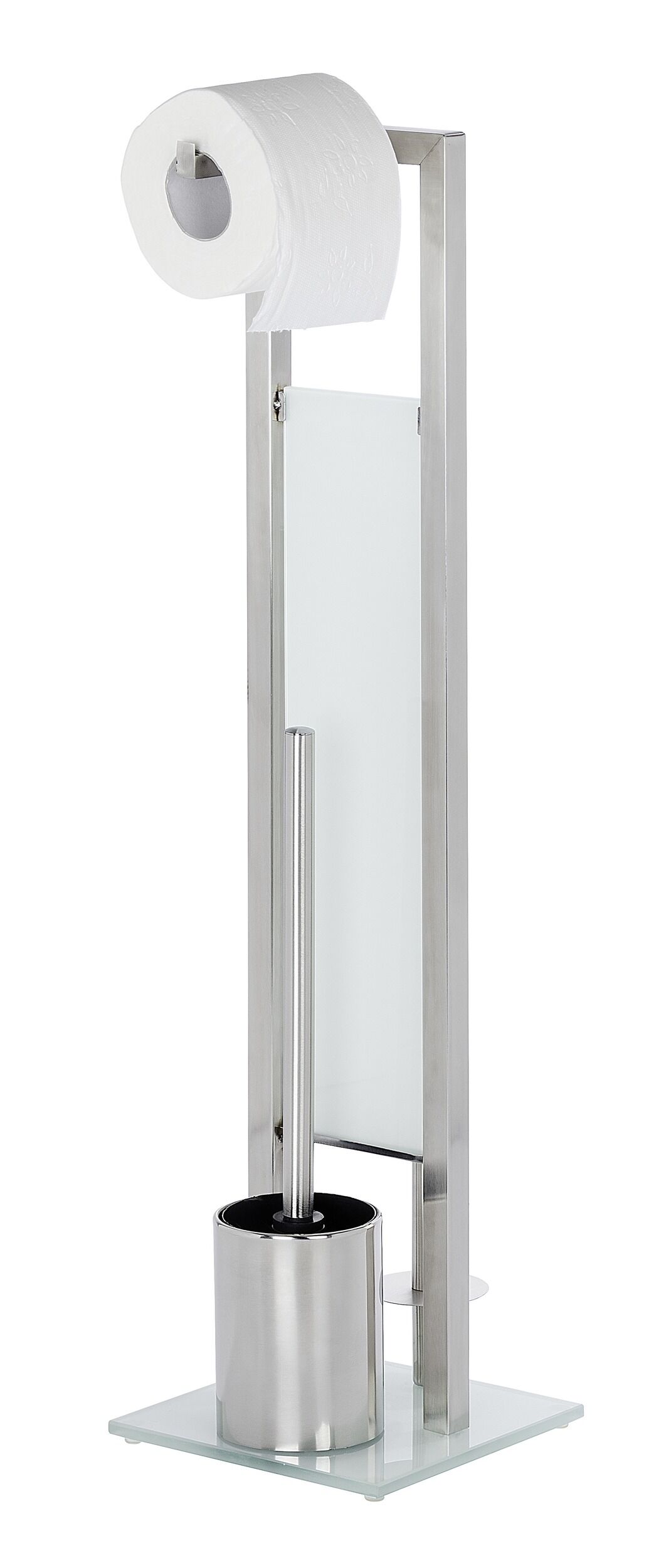 Stand WC-Garnitur Rivalta Edelstahl matt Stand WC-Garnitur Rivalta Edelstahl matt