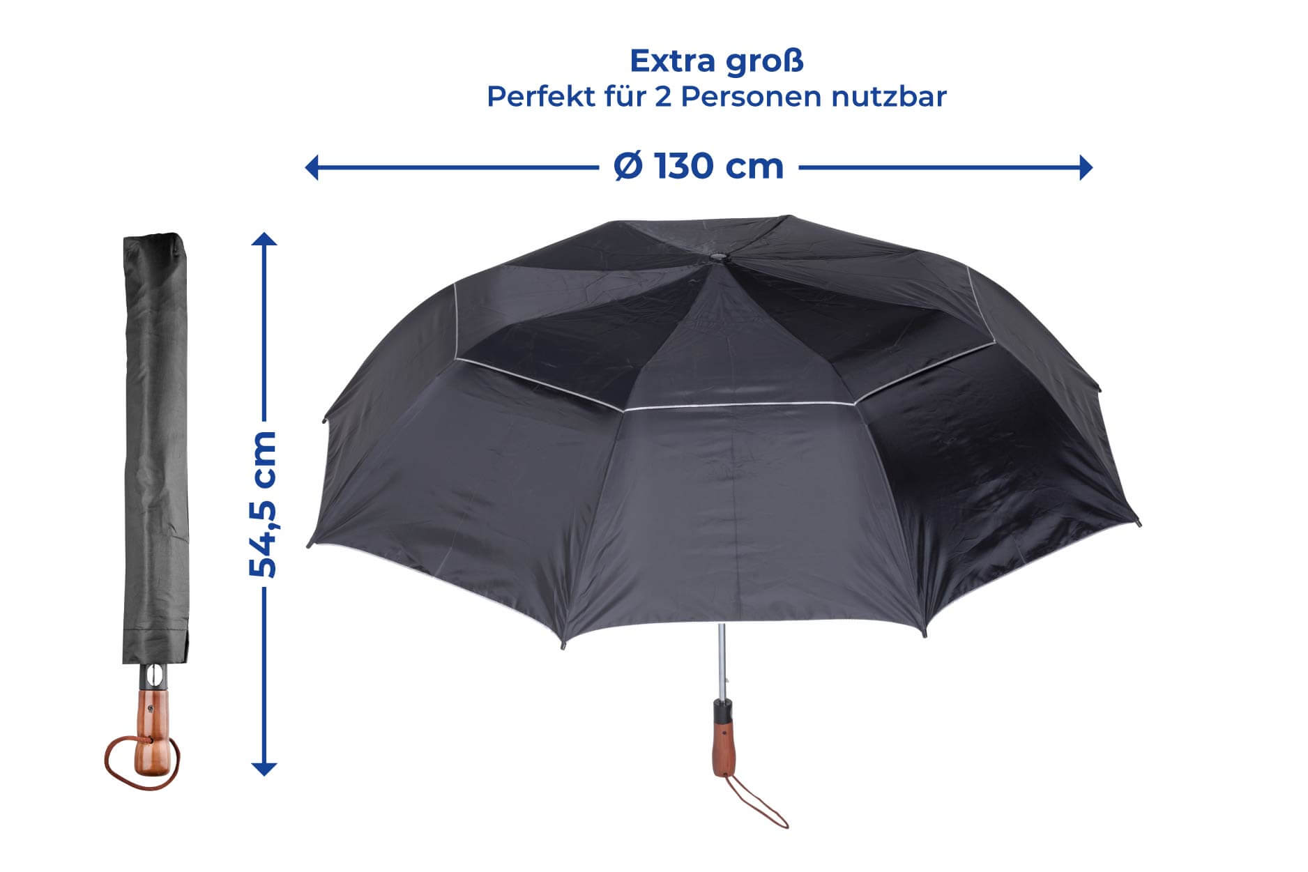 Sturm-Regenschirm Kyrill
