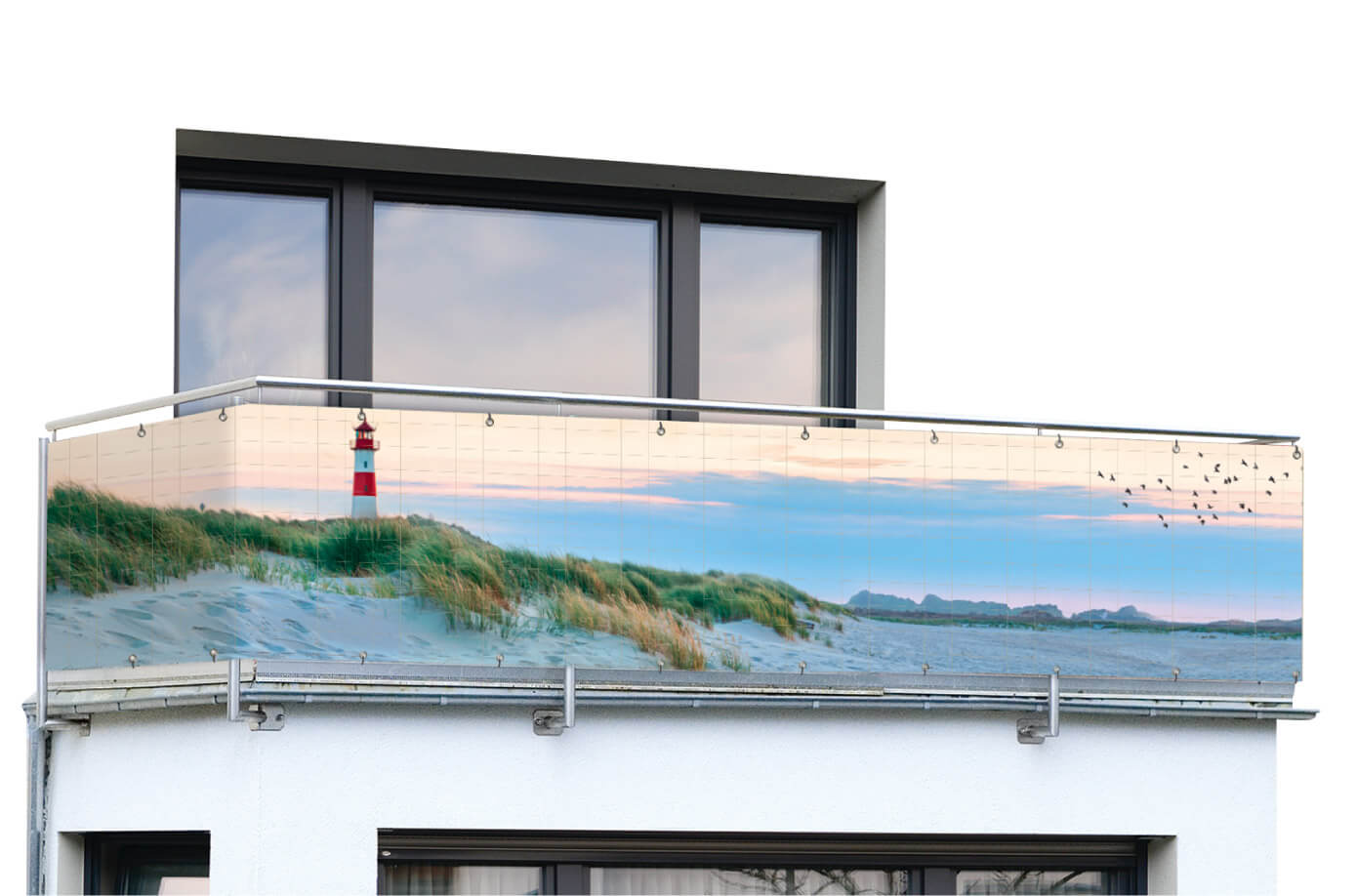 Balkon-Sichtschutz NORDSEEKÜSTE