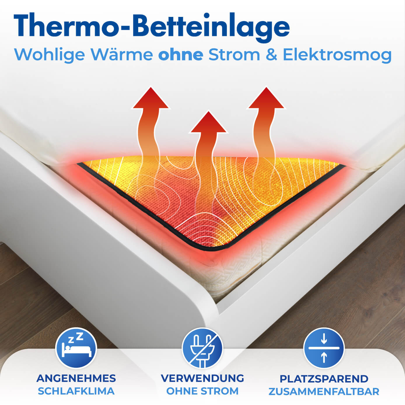 Thermo-Betteinlage, 100x150cm