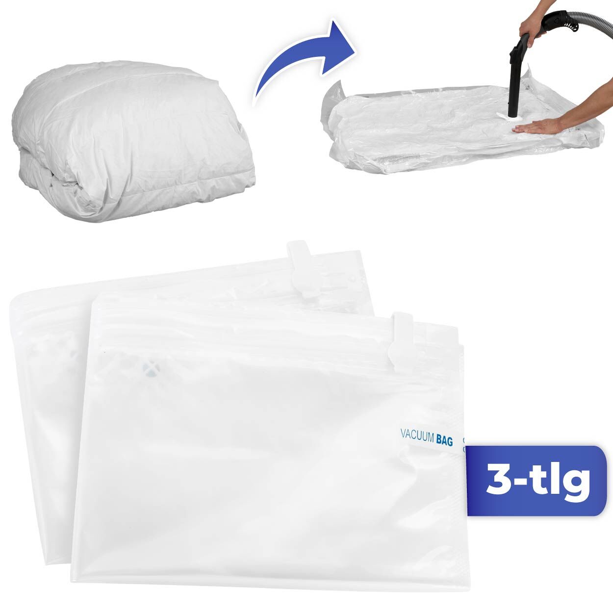 Vakuum-Beutel-Set 3-teilig Vakuum-Beutel-Set 3-teilig