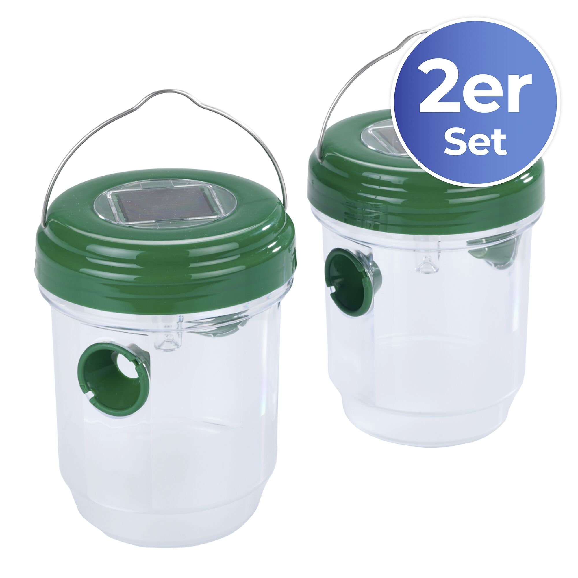 LED Solar-Insektenfalle 2er Set