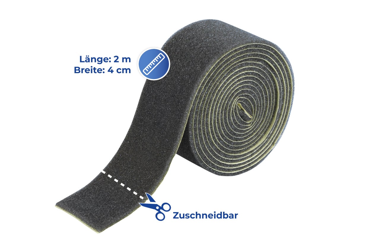 Maximex Antirutsch Teppichband, rutschende Teppiche verhindern, 2er