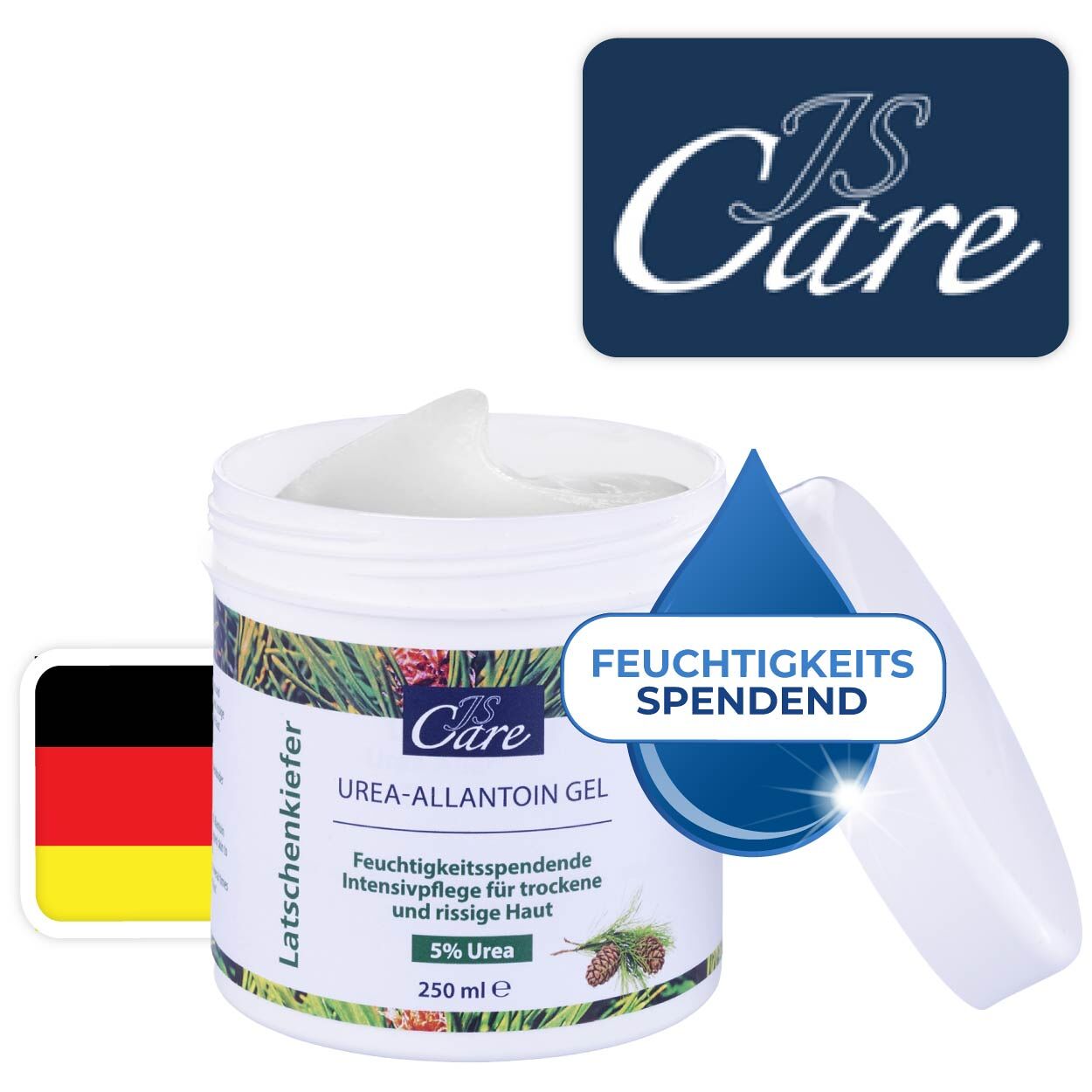 JS Care Latschenkiefer Haar- und Körper Shampoo, 500 ml