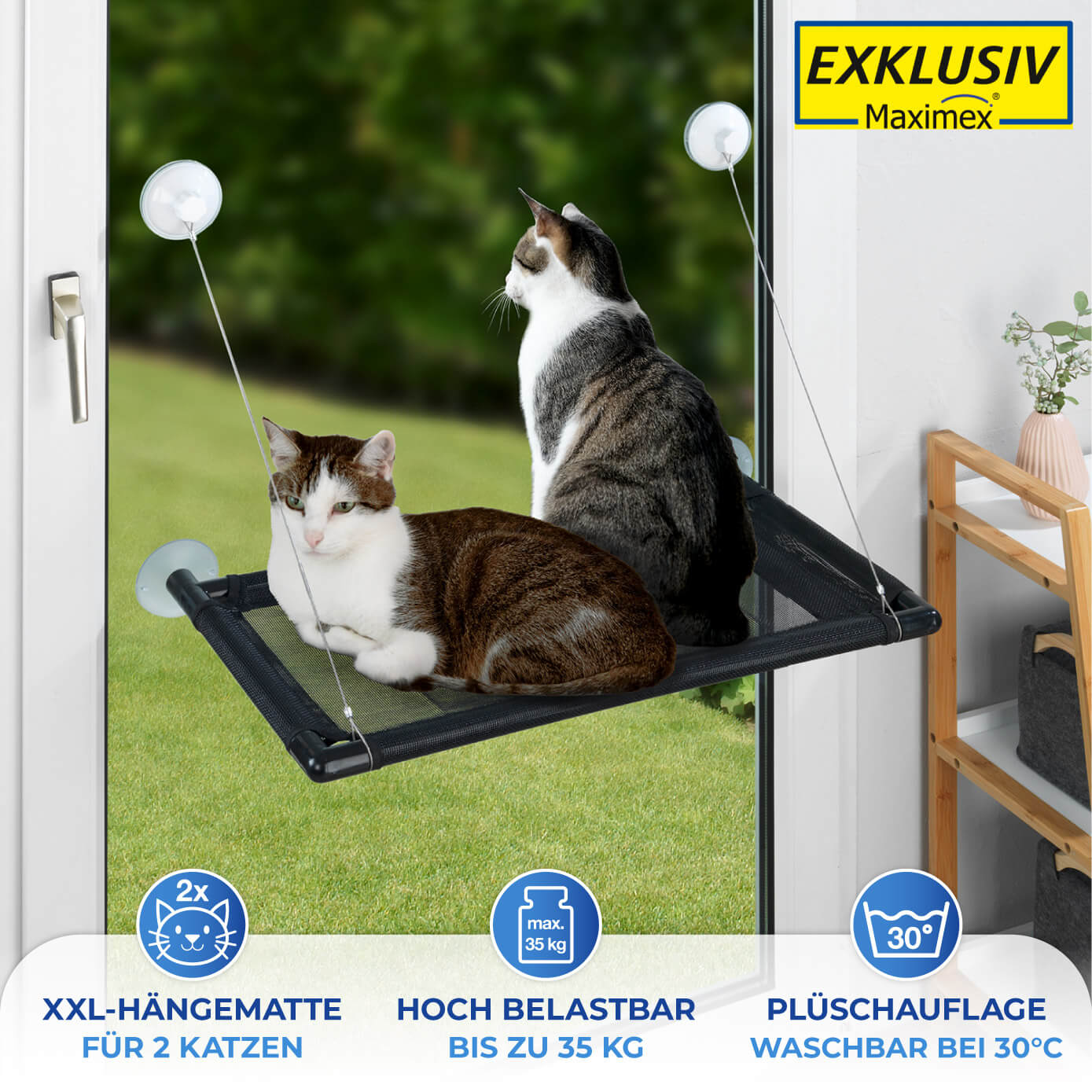 Katzen-Hängematte XXL 67x38 cm Katzen-Hängematte XXL 67x38 cm