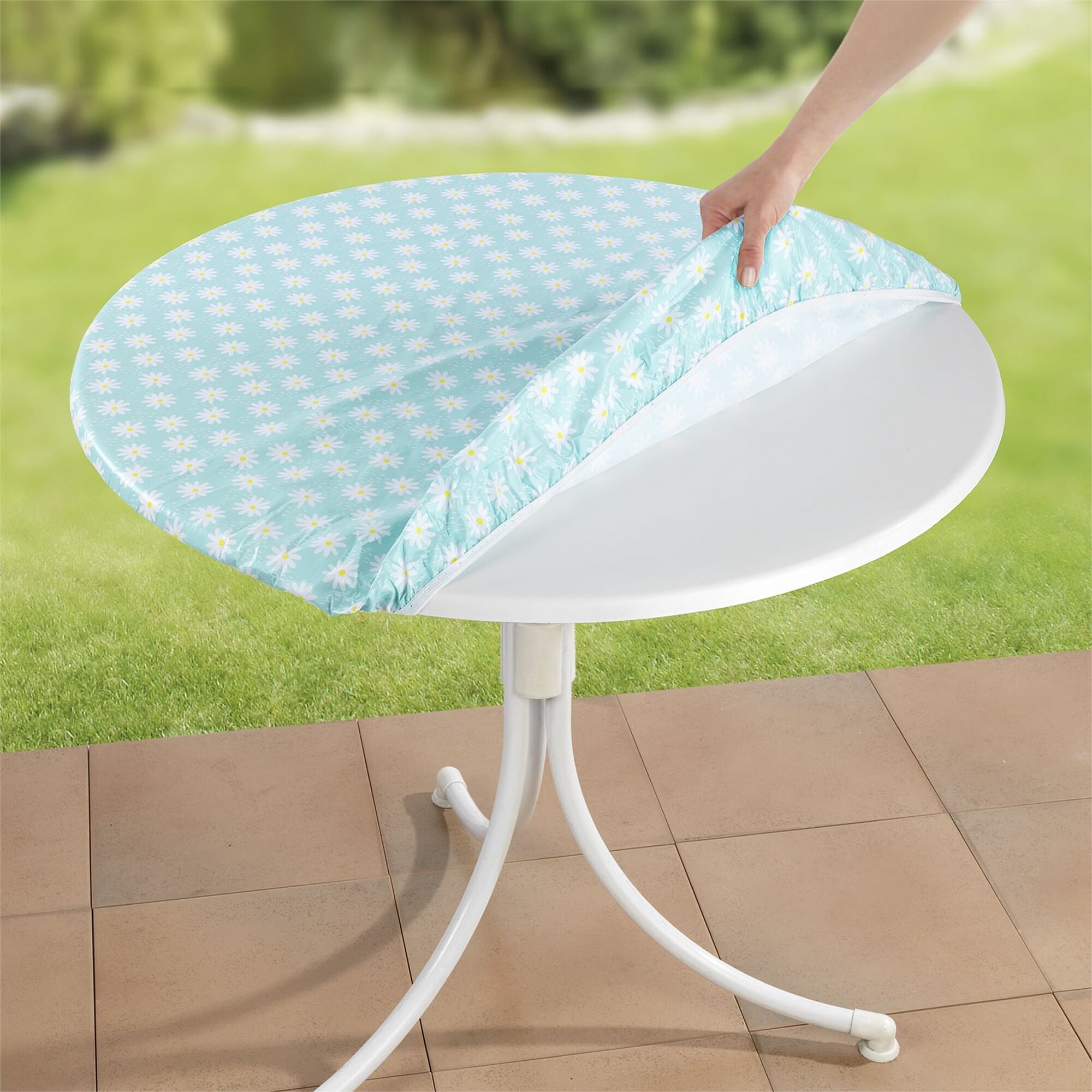 Spann-Tischdecke Margerite