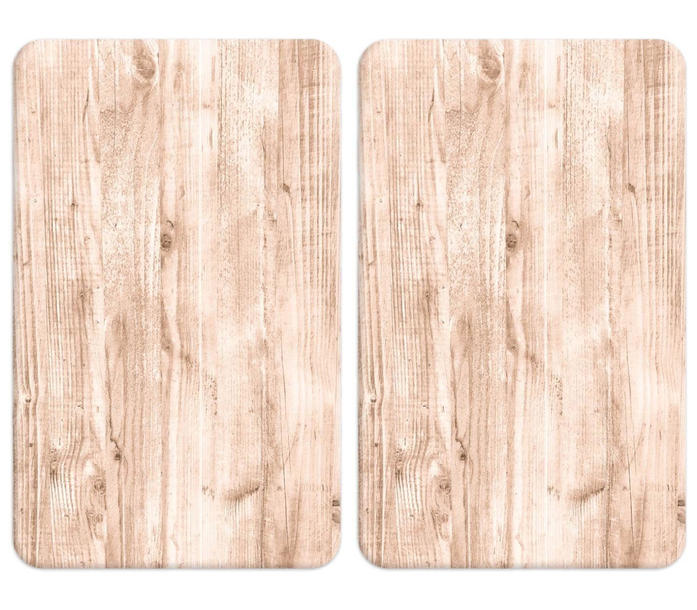 Herdabdeckplatten Universal Natural Look 2er Set, für alle Herdarten