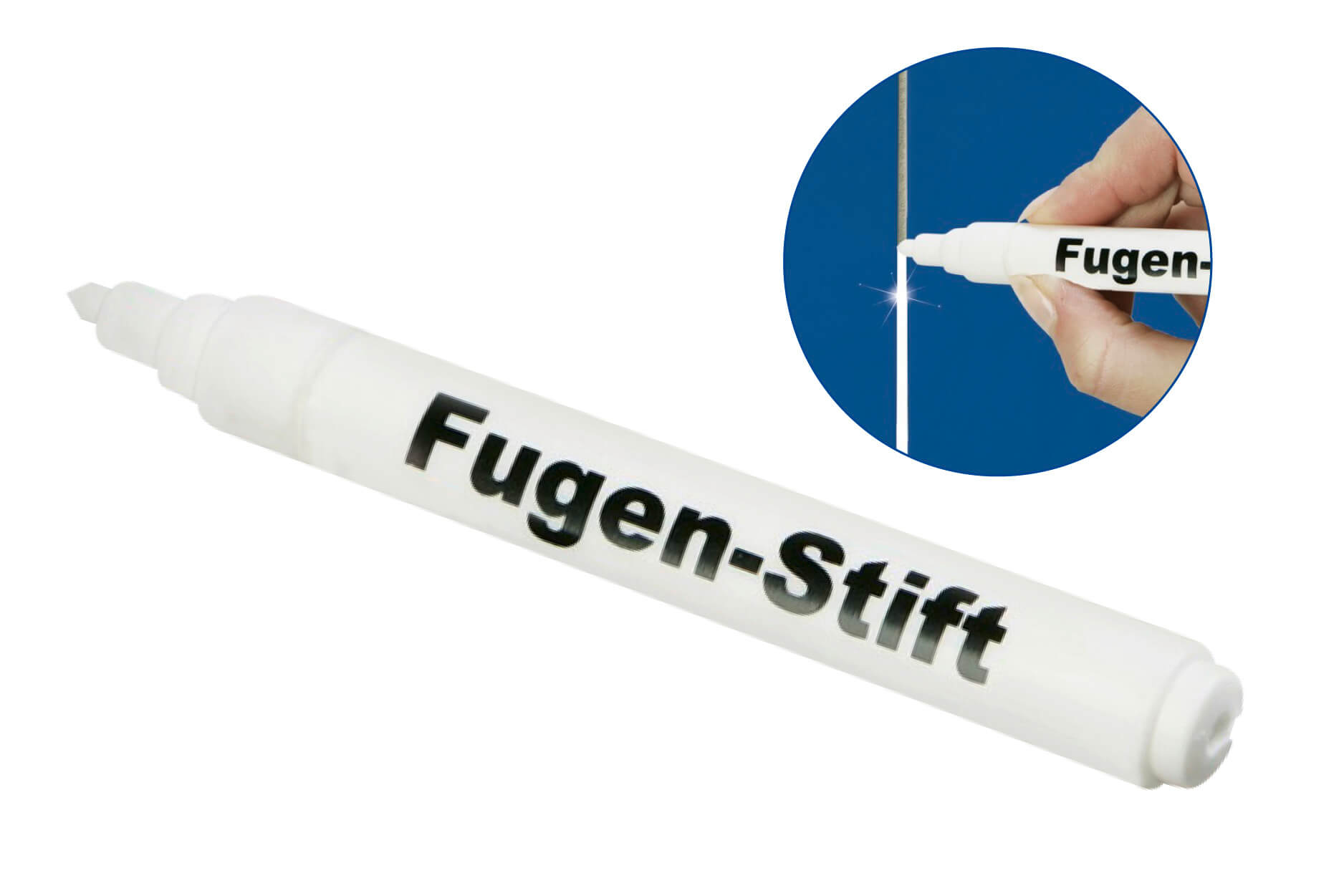 Fugenstift weiß, 2er Set, 2x 6 ml